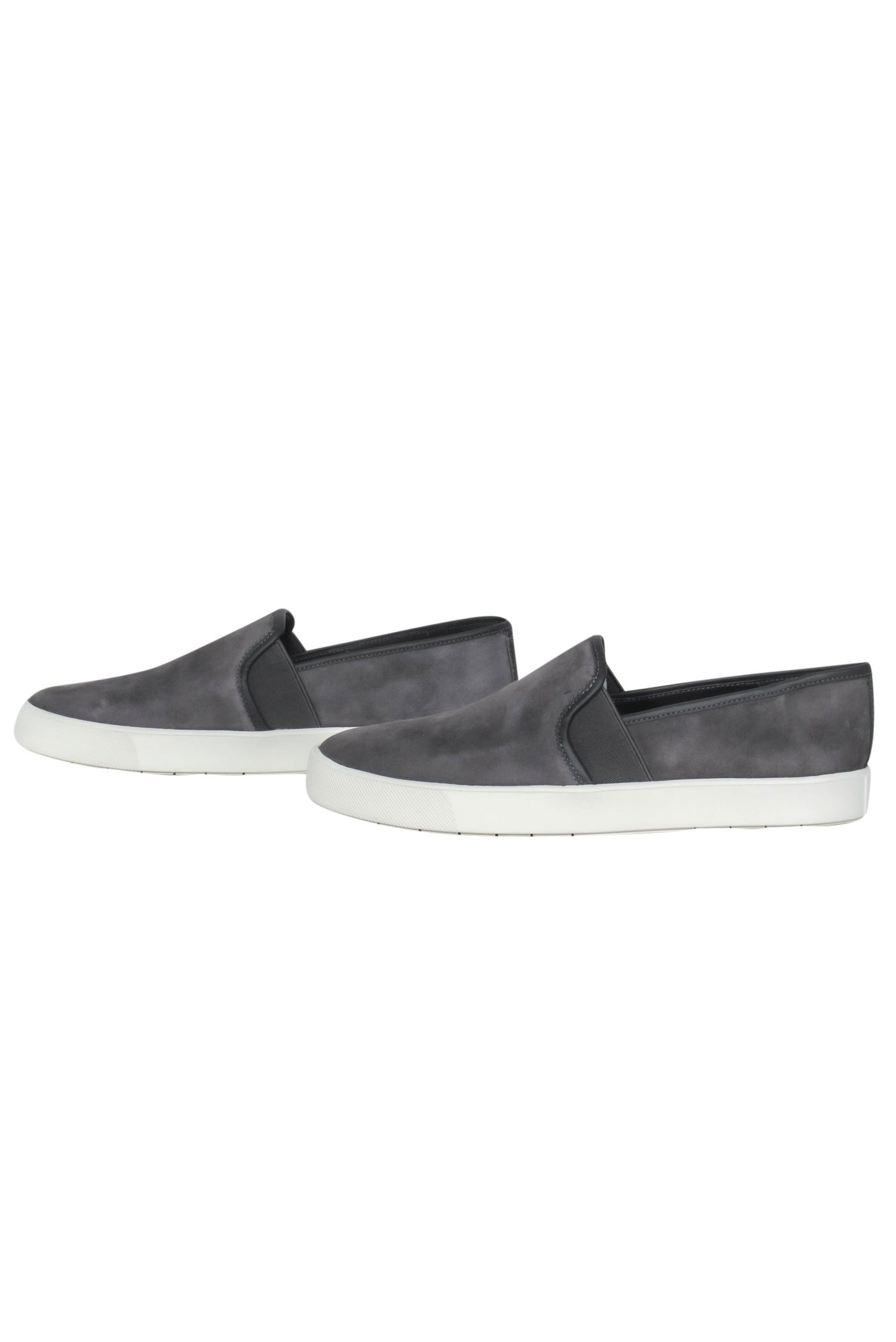 Vince Grey Suede Preston Slip-On Sneakers: Style for Your Weekend Adventures, Size 5