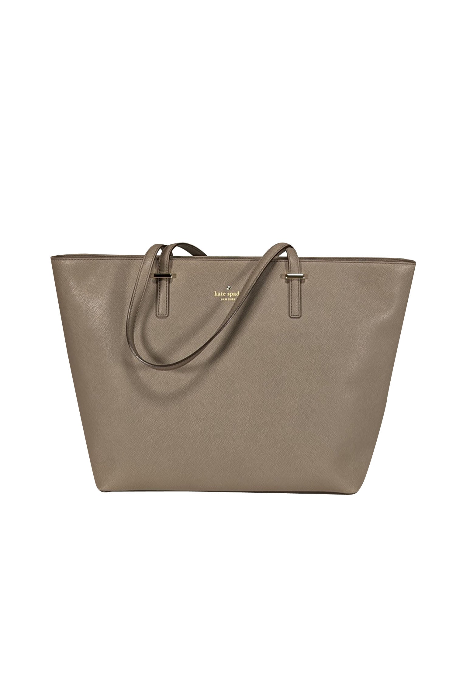 Kate Spade's Stunning Grey Saffiano Leather Tote Bag