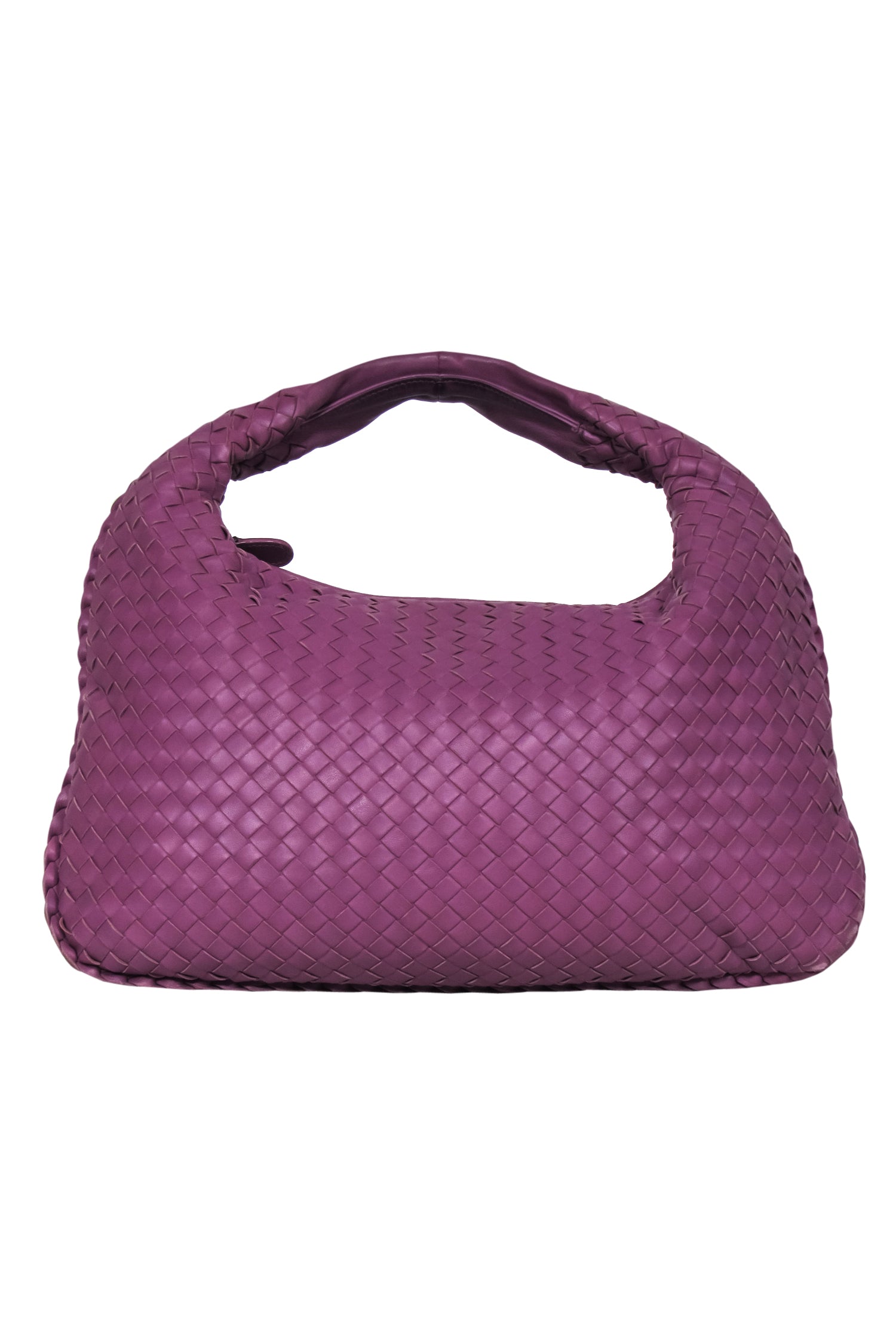 Bottega Veneta Purple Woven Leather Hobo Bag - A Bohemian Must-Have