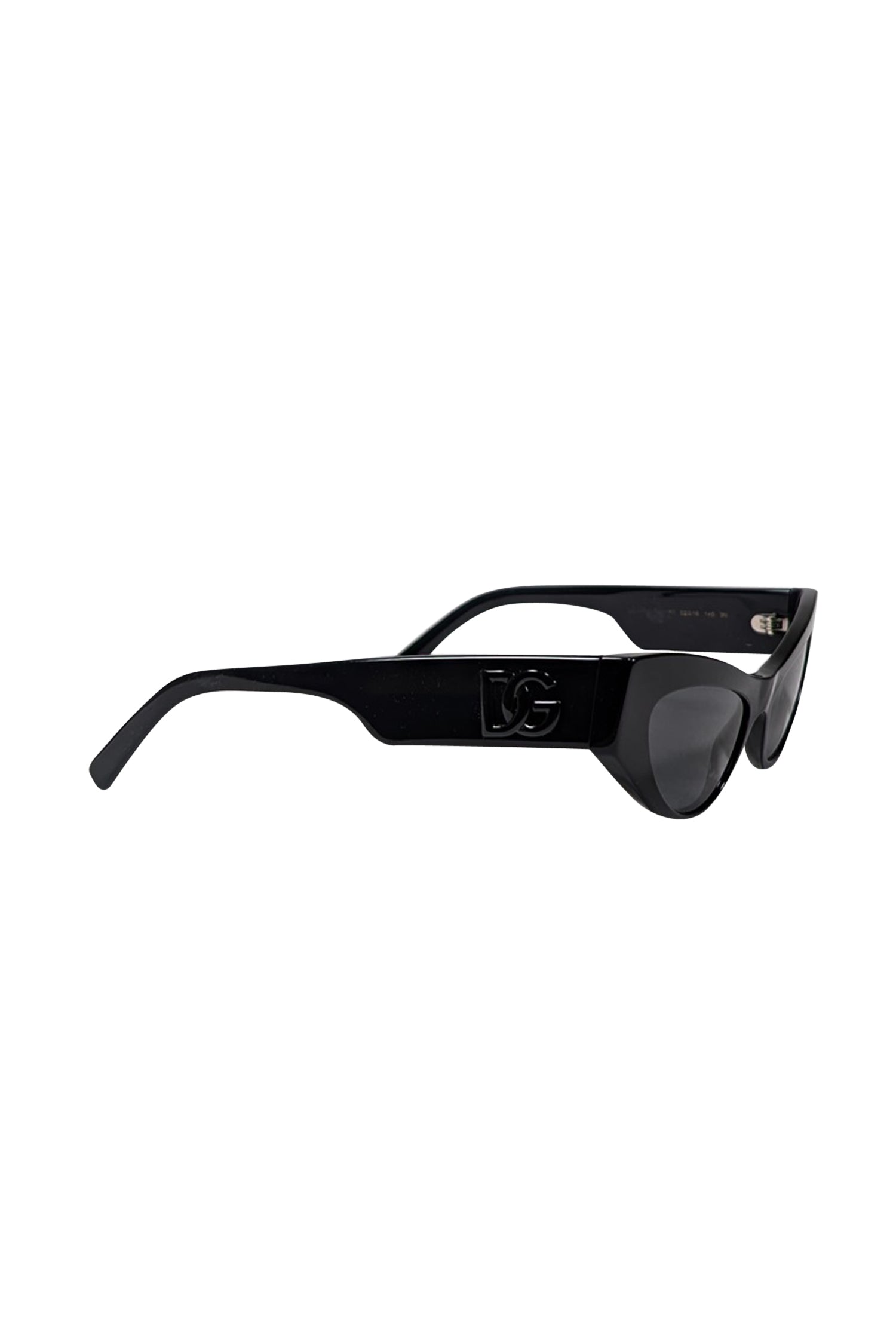 Dolce & Gabbana Black Slim Cat Eye Sunglasses: A Style Sensation