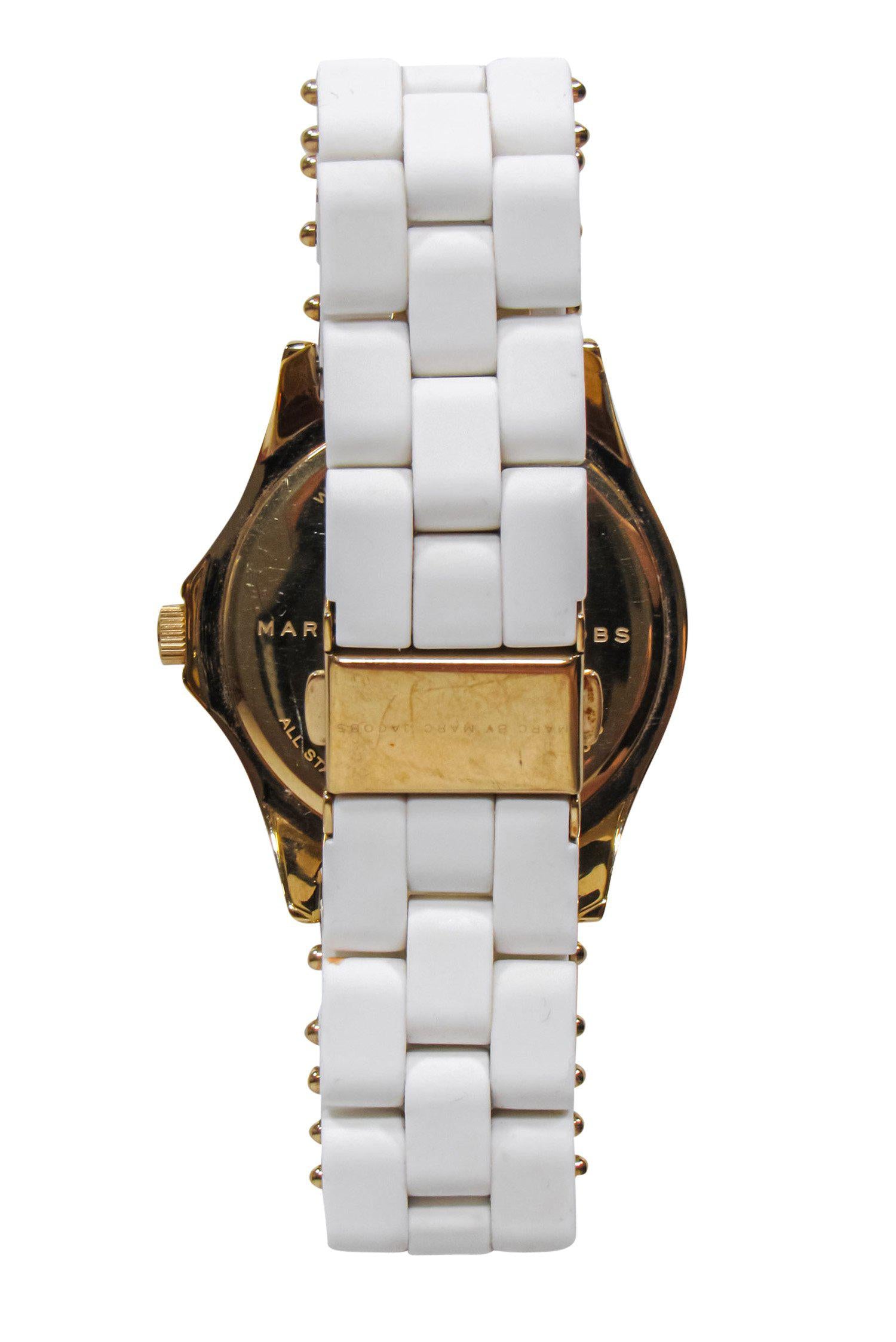 Marc by Marc Jacobs - Stunning White Rubber Coated Link Watch