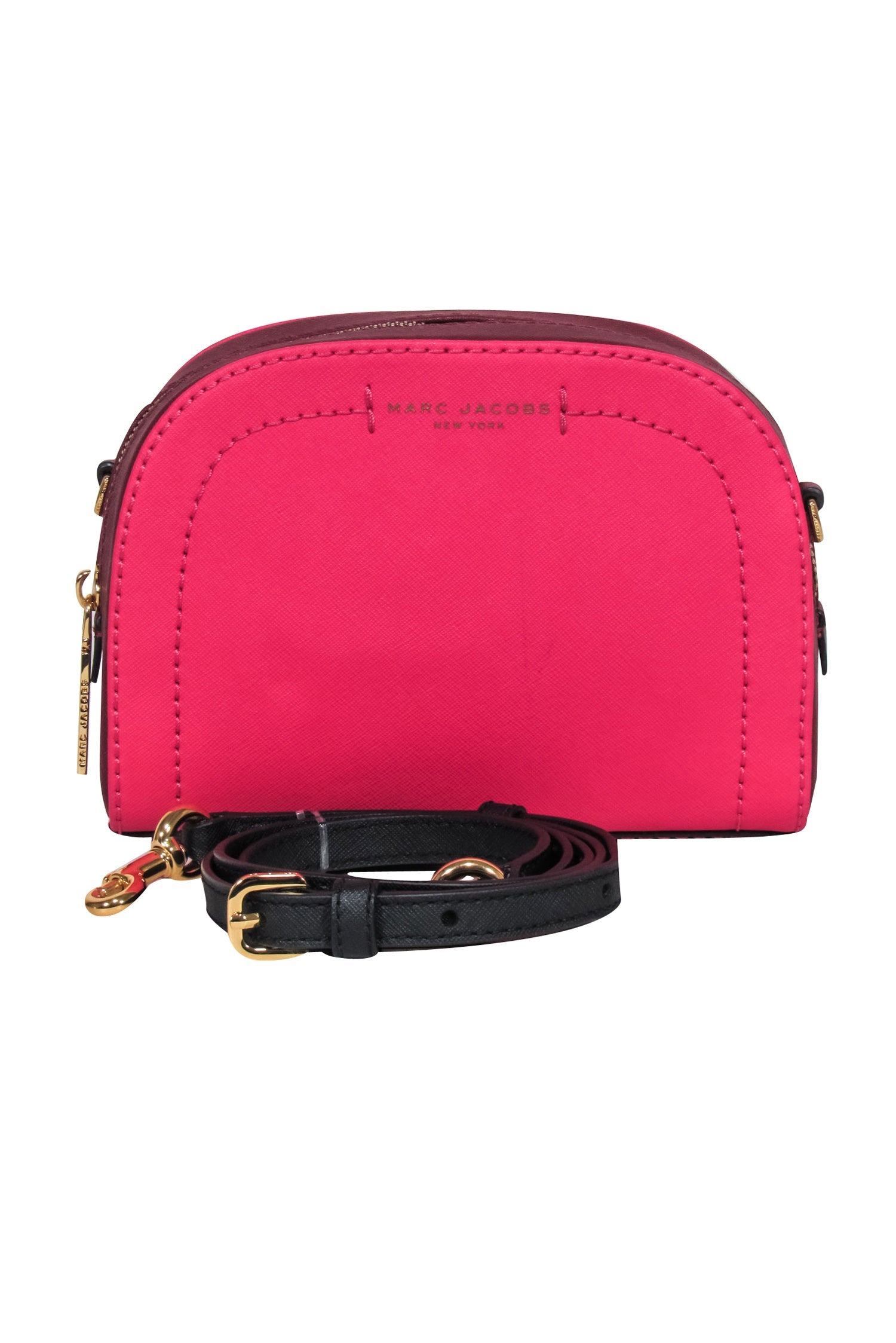Marc Jacobs' Stunning Hot Pink Saffiano Leather Crossbody Bag