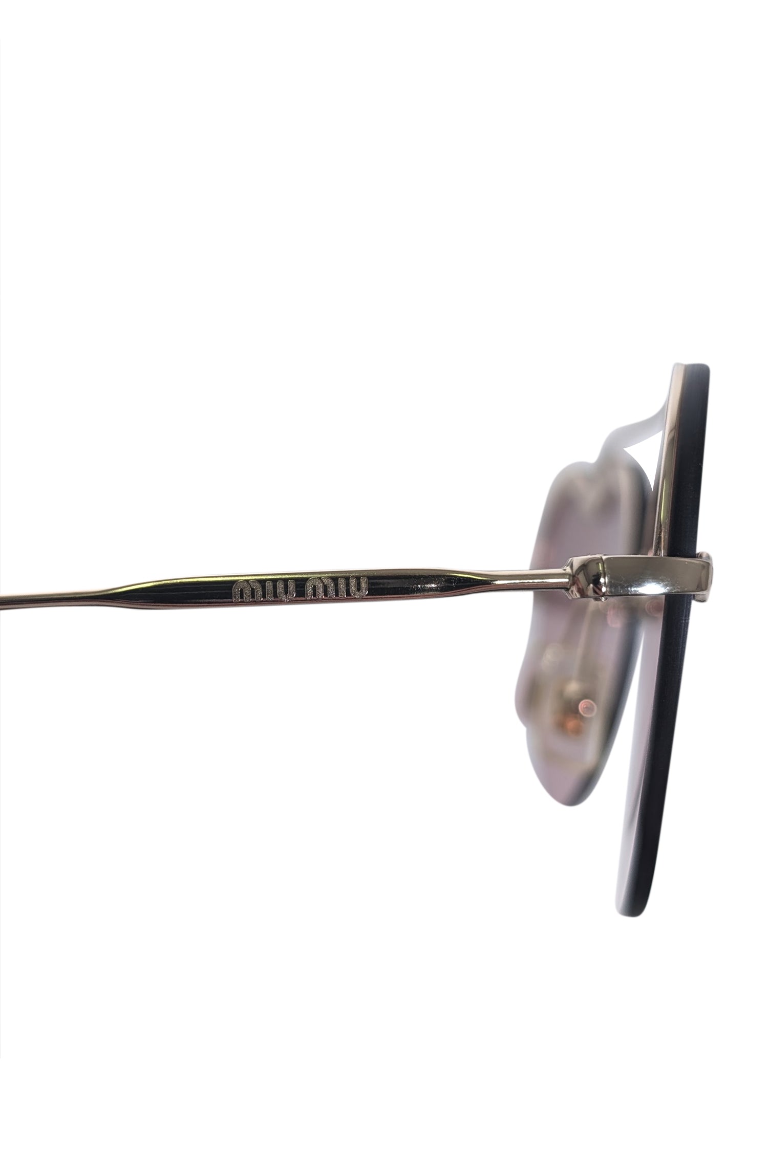 Miu Miu Pink Reflective Frameless Heart Sunglasses - A Barbiecore Must-Have