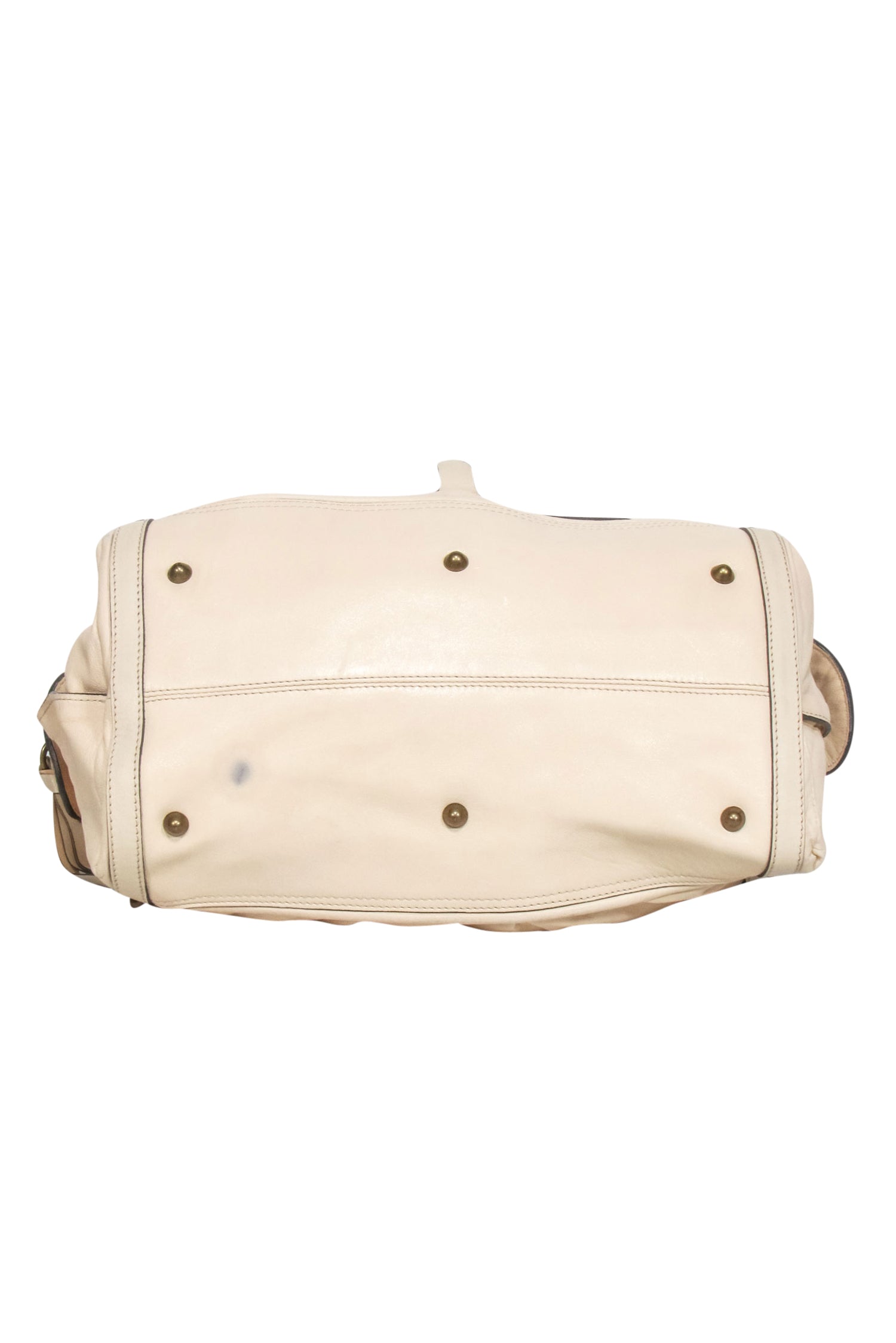 Chloe - Stunning Ivory Leather Large Shoulder Bag