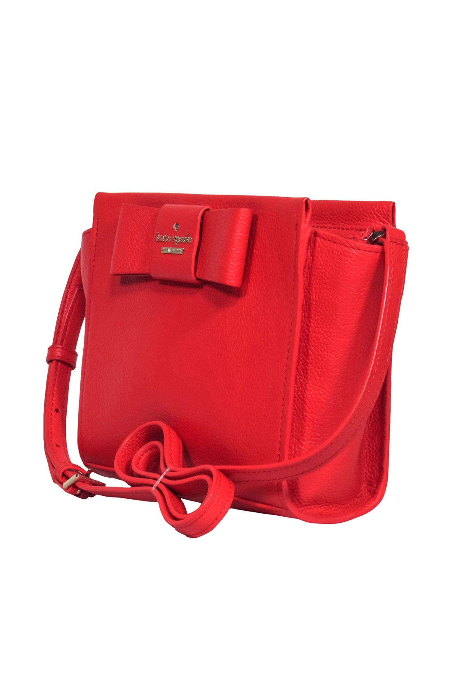 Kate Spade Red Leather Bow Front Crossbody Bag: A Vibrant Fashion Statement