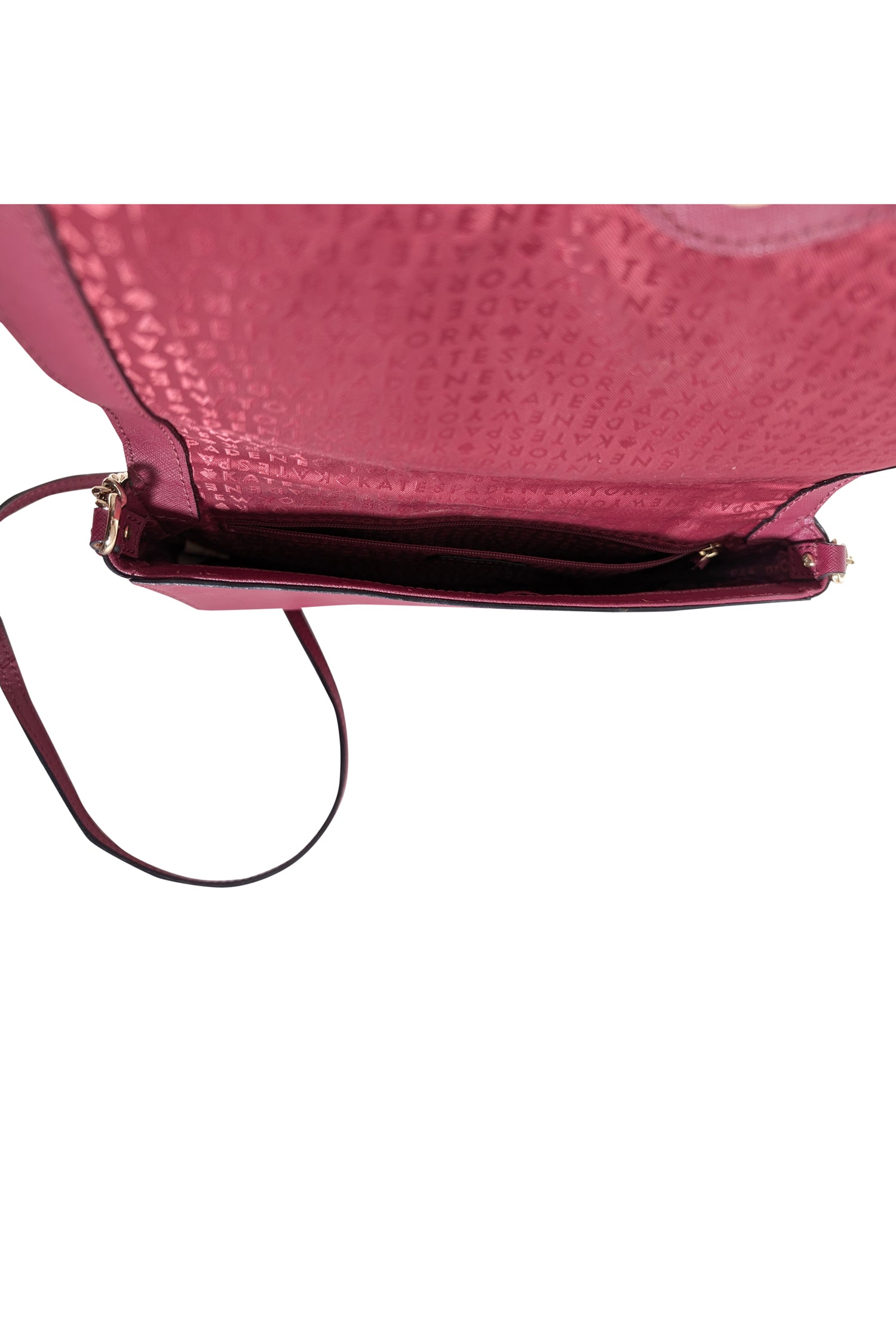 Kate Spade Maroon Saffiano Leather - The Ultimate Crossbody Bag for Trendy Girls