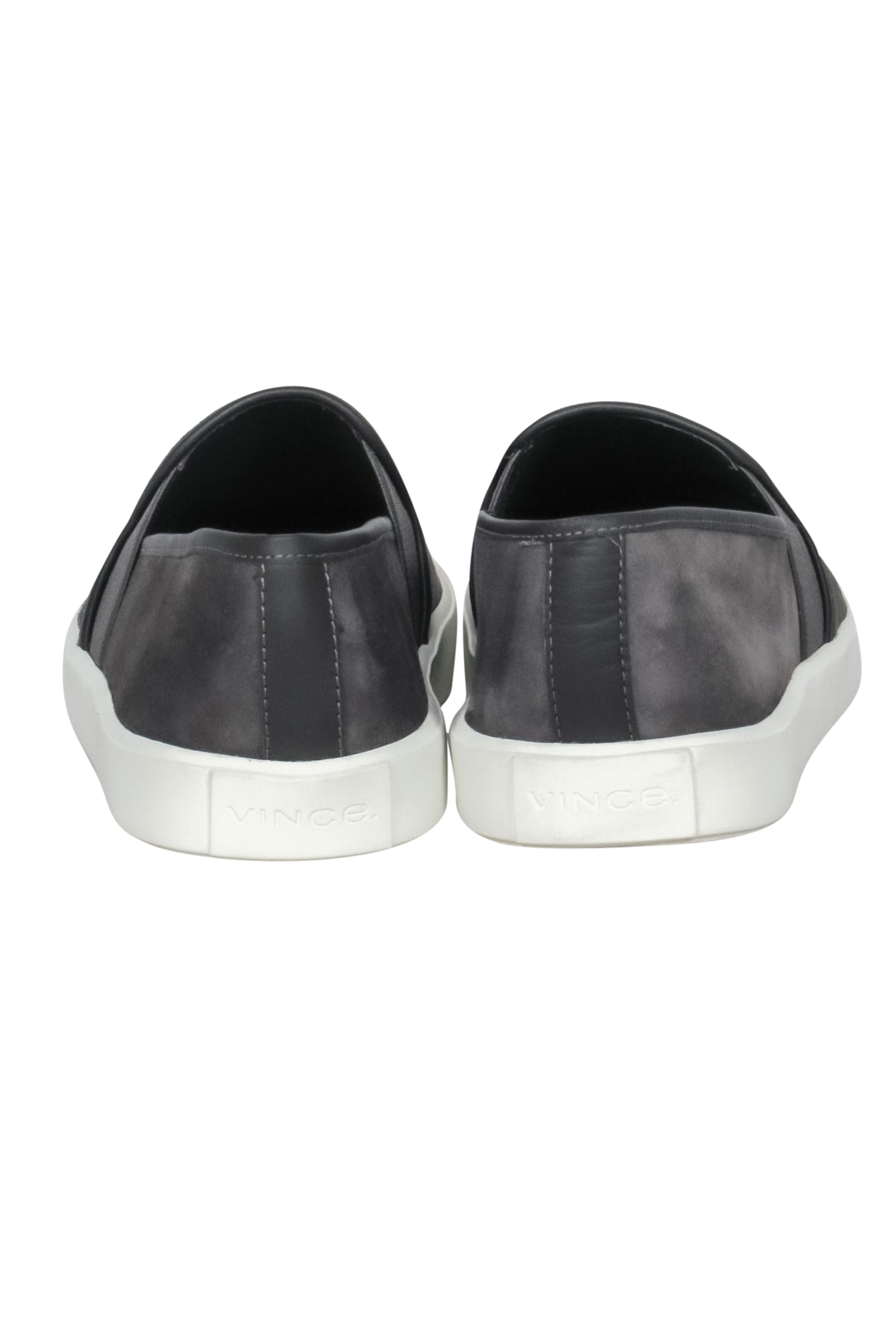 Vince Grey Suede Preston Slip-On Sneakers: Style for Your Weekend Adventures, Size 5