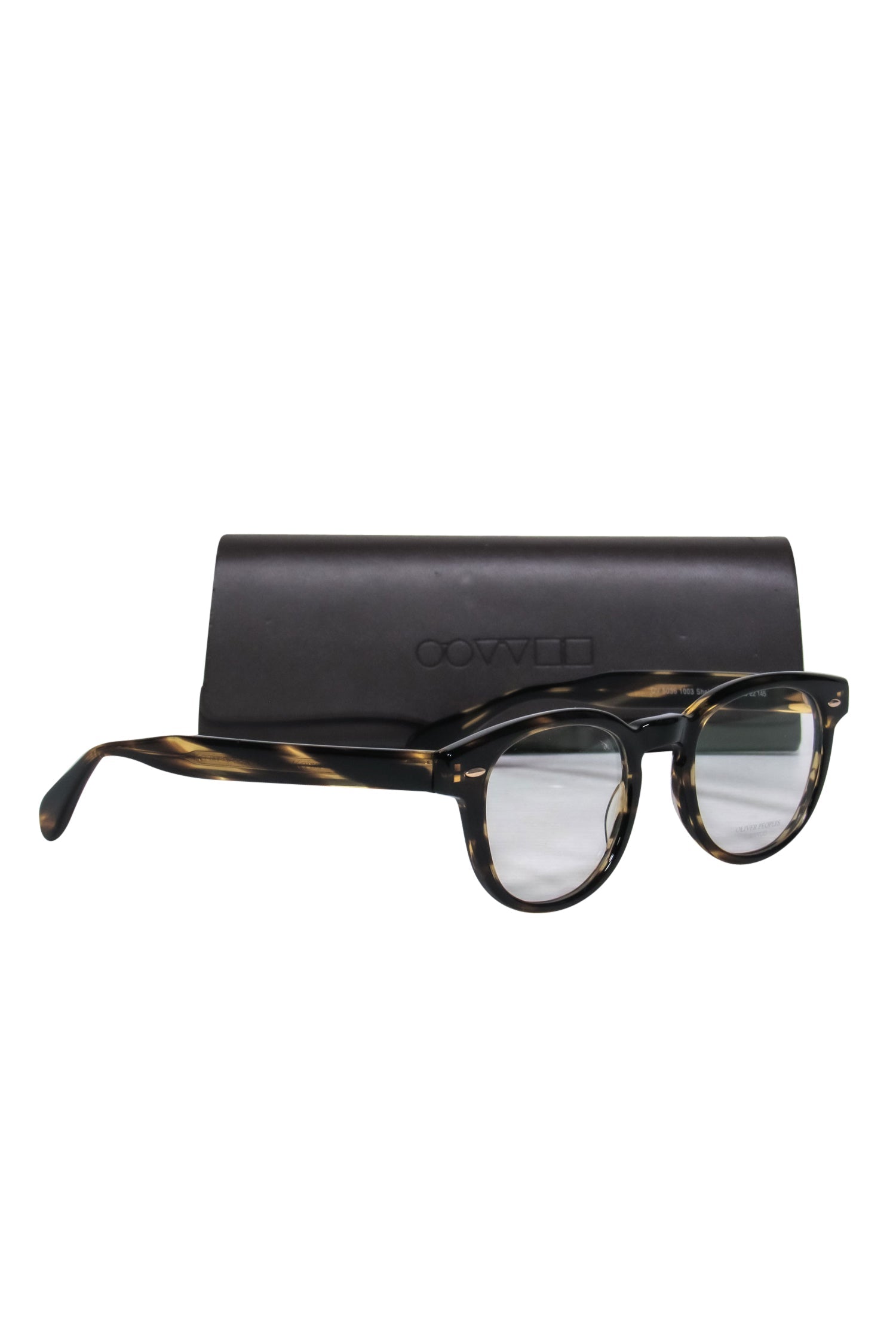 Oliver Peoples Brown Tortoise Shell Round Clear Glasses: A Fashion Statement!