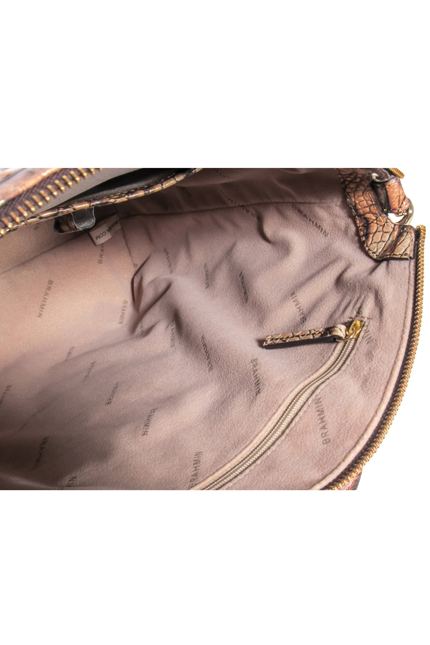 Brahmin - Stunning Tan & Brown Feline Ombre Melbourne Satchel Bag