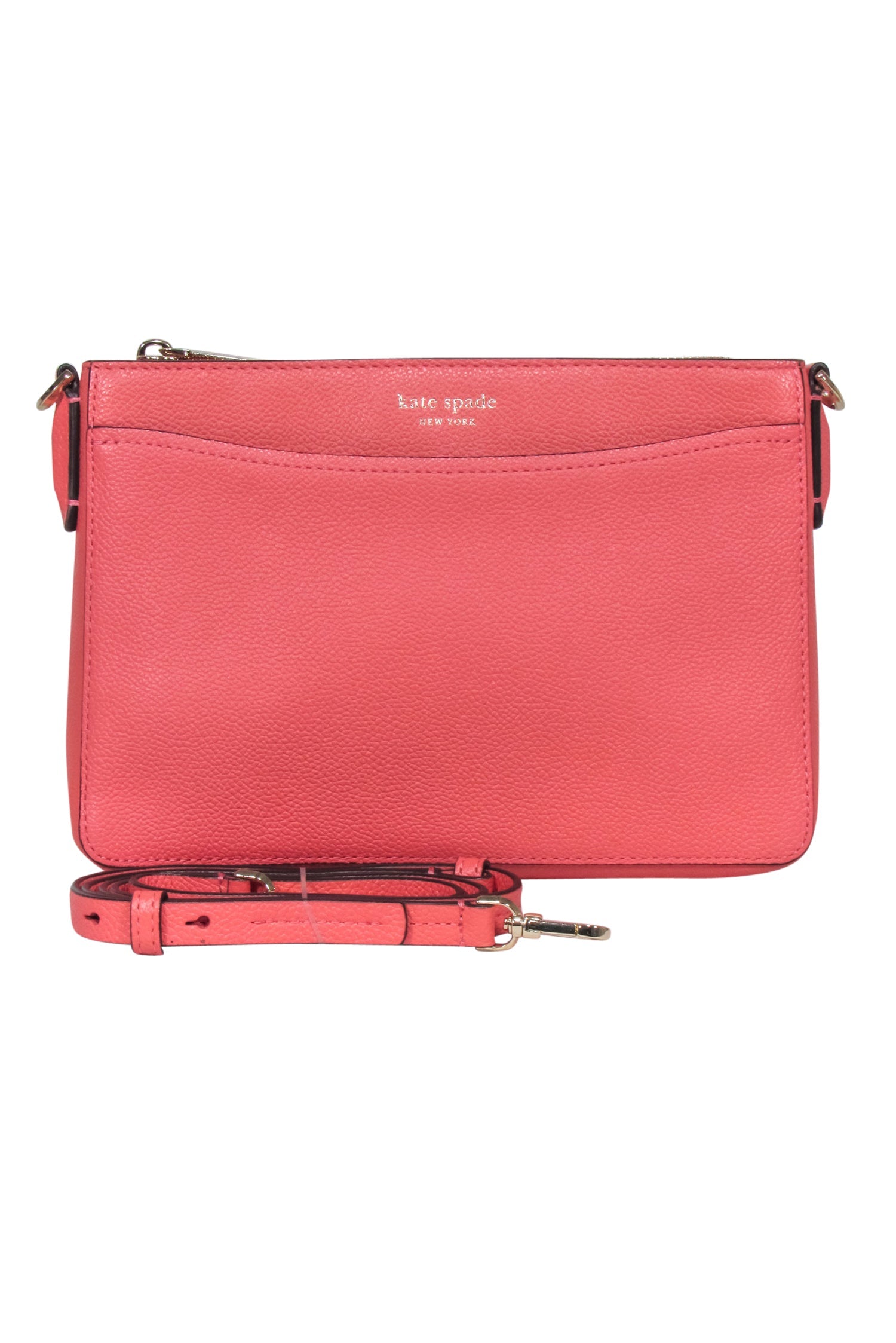 Kate Spade Coral Pink Pebbled Leather: The Ultimate All - Season Crossbody Bag