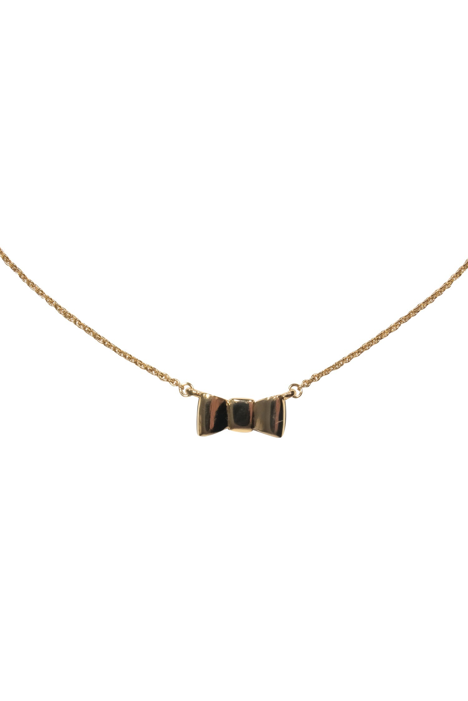 Kate Spade - Glamorous Gold, Black & White Bow Statement Necklace