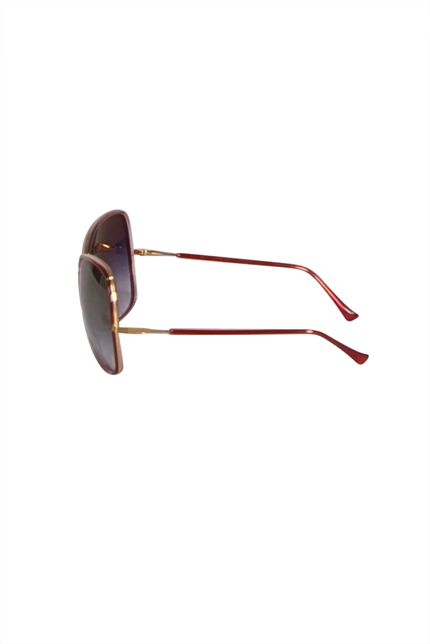 Dita Red & Gold Ombre Bluebird Two Large Sunglasses