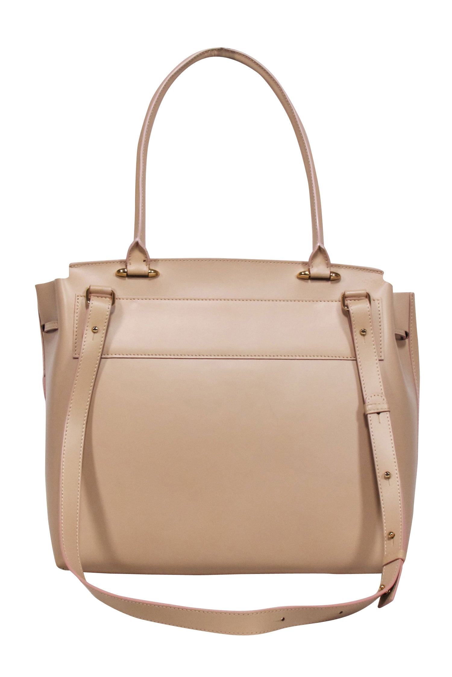 Armadio Augusta Beige Leather Satchel - The Perfect Work Companion