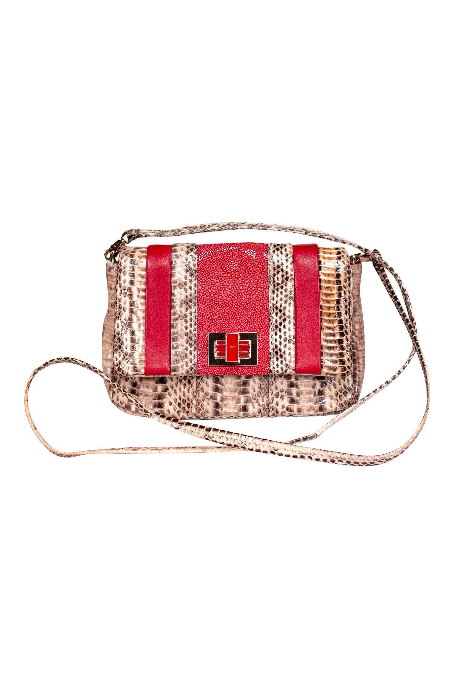 Anya Hindmarch - Exquisite Genuine Snakeskin Crossbody Bag