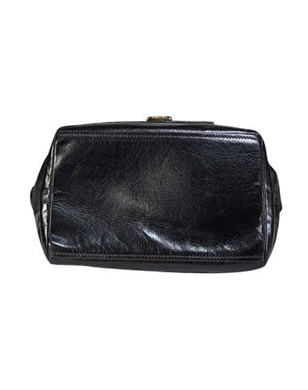 Bimba y Lola - Stunning Dark Brown Leather Satchel with Detachable Strap