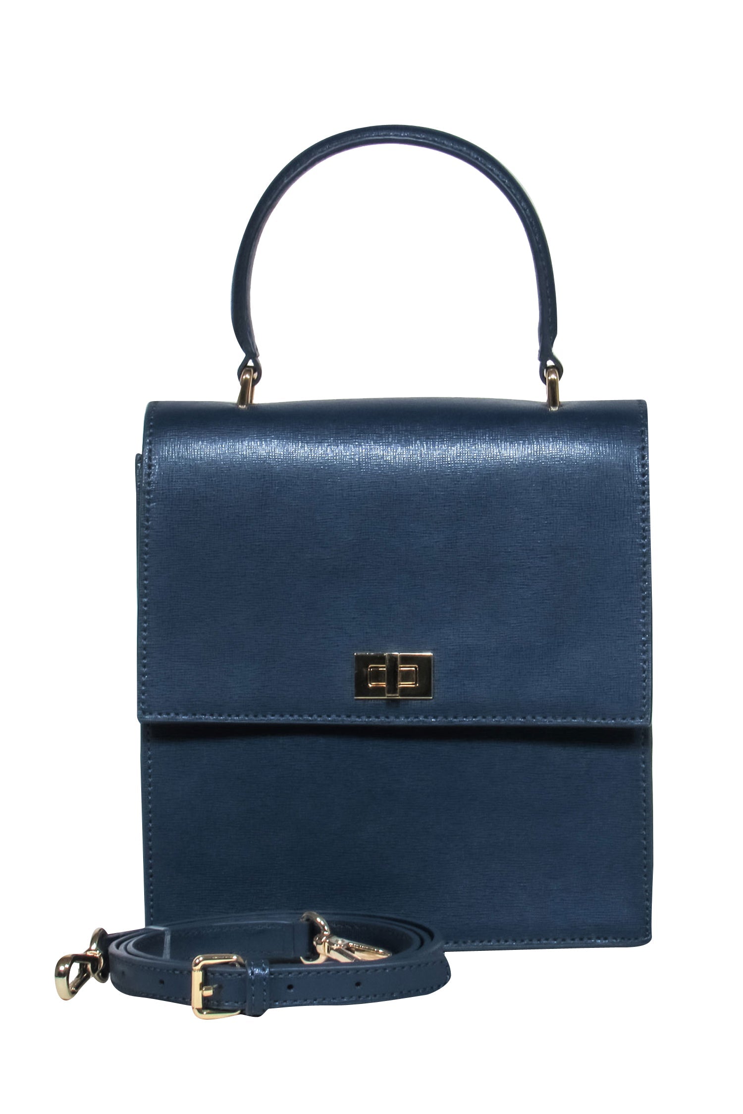 Neely & Chloe - Stunning Blue Square Mini Lady Crossbody Purse