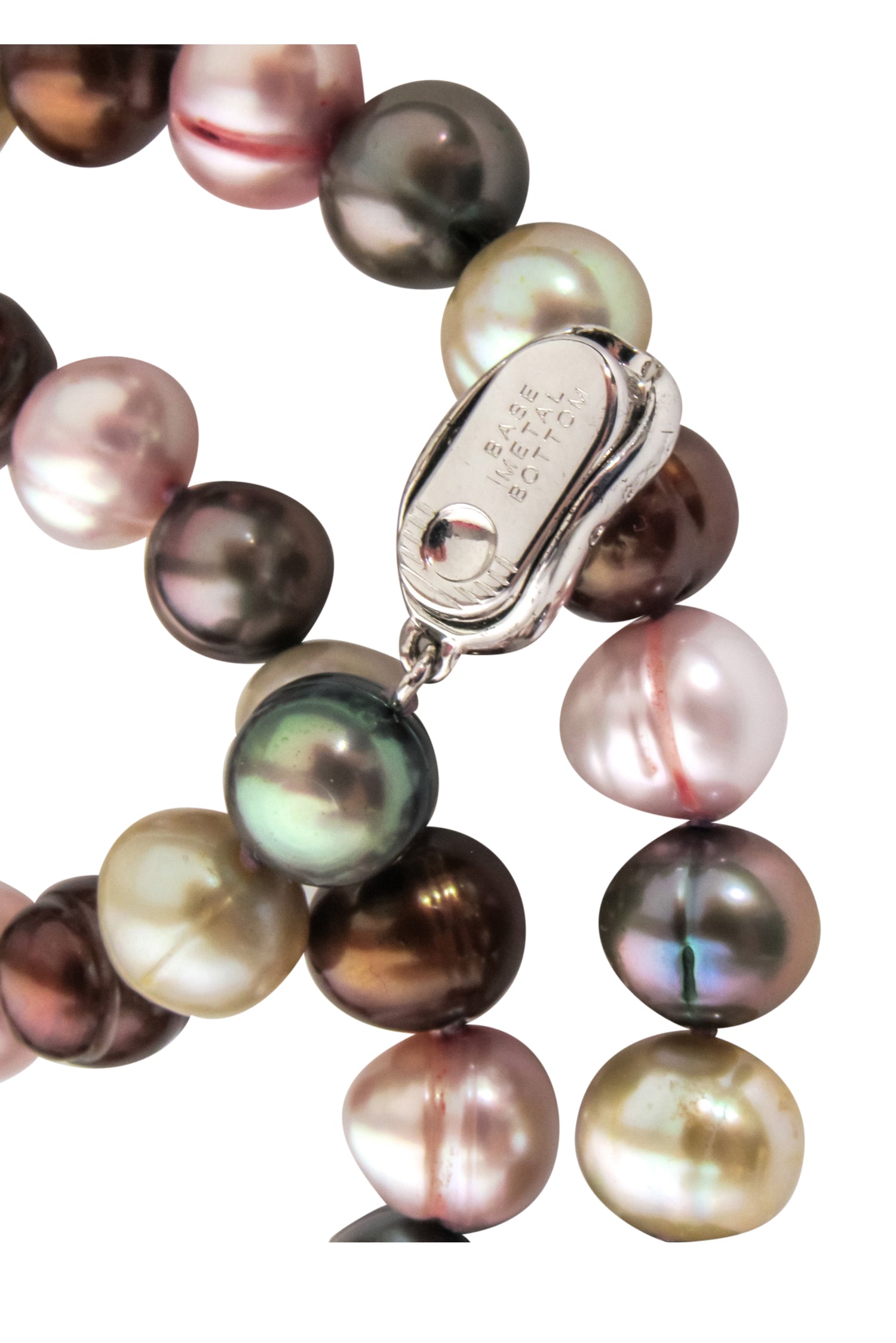 Honora - Exquisite Brown, Ivory & Grey Freshwater Pearl Necklace