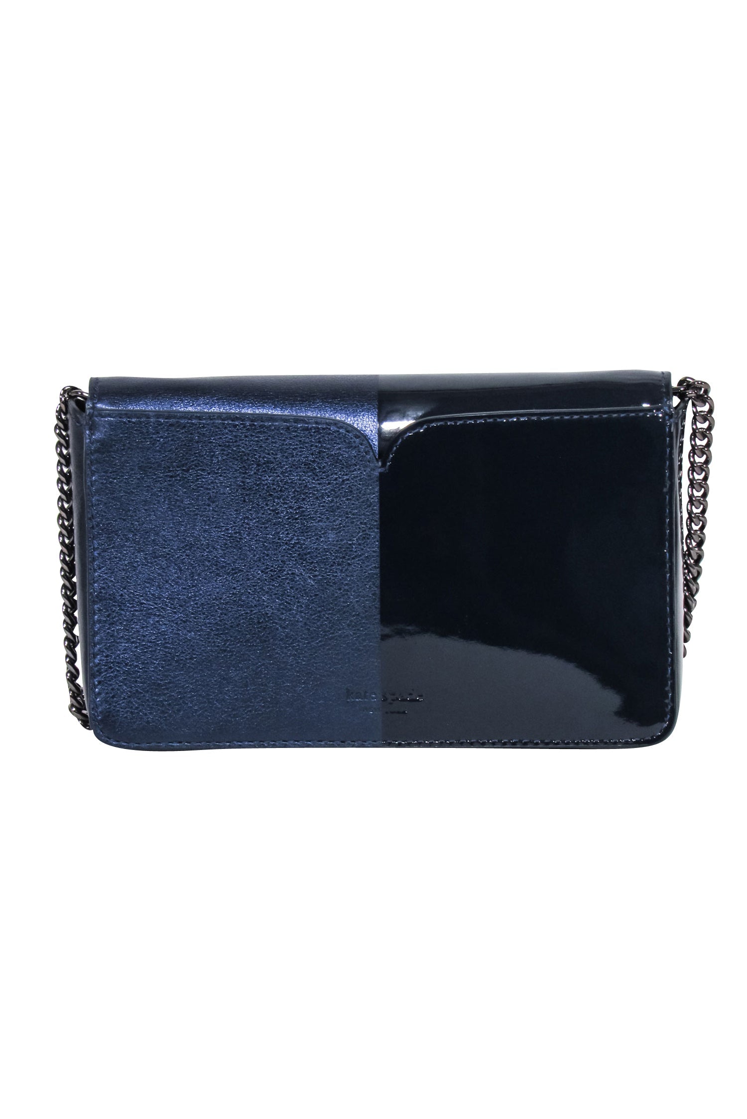 Kate Spade Navy Leather & Patent Fold Over Crossbody: A Chic Accessory