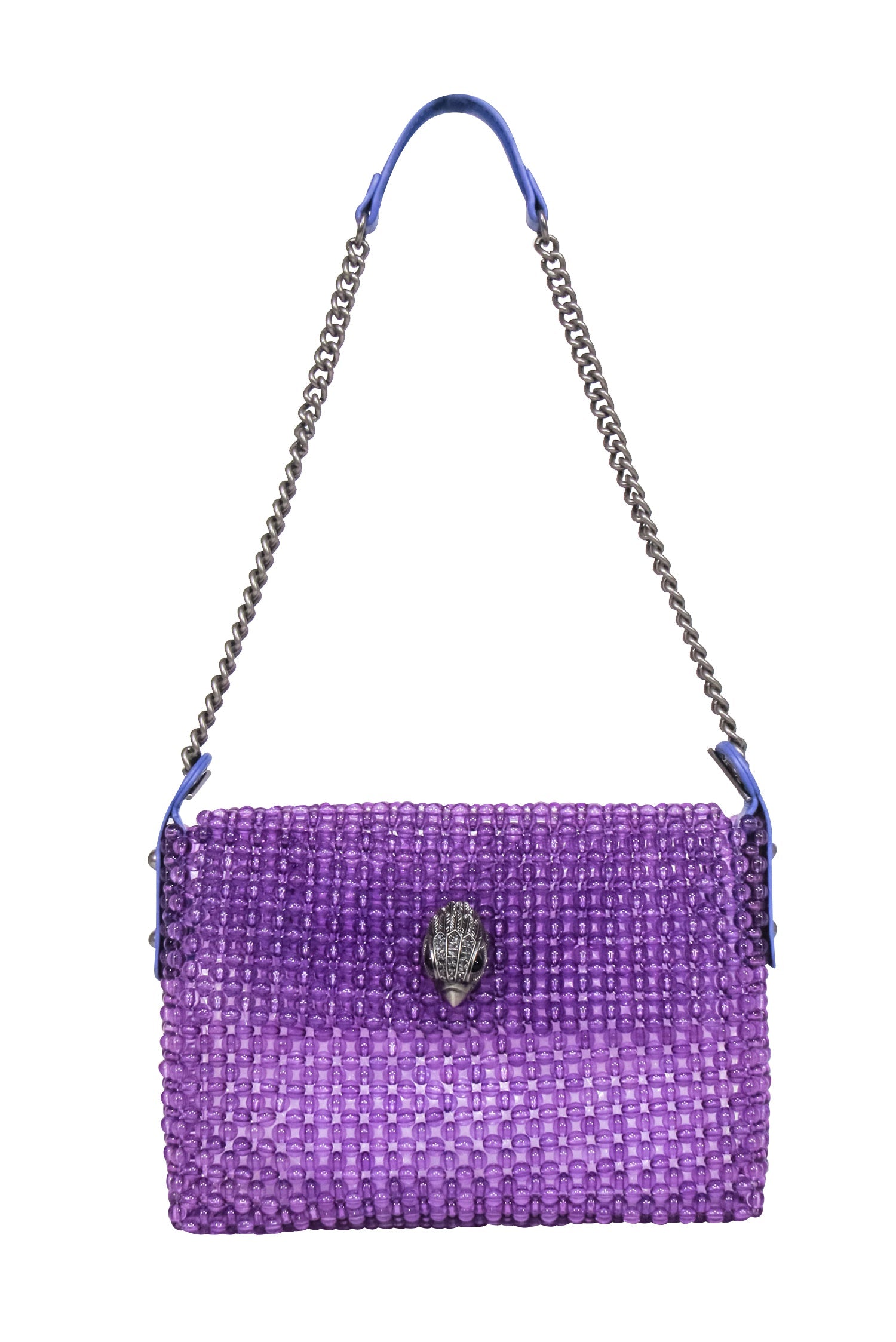 Kurt Geiger's Stunning Purple Kensington Bead Shoulder Bag