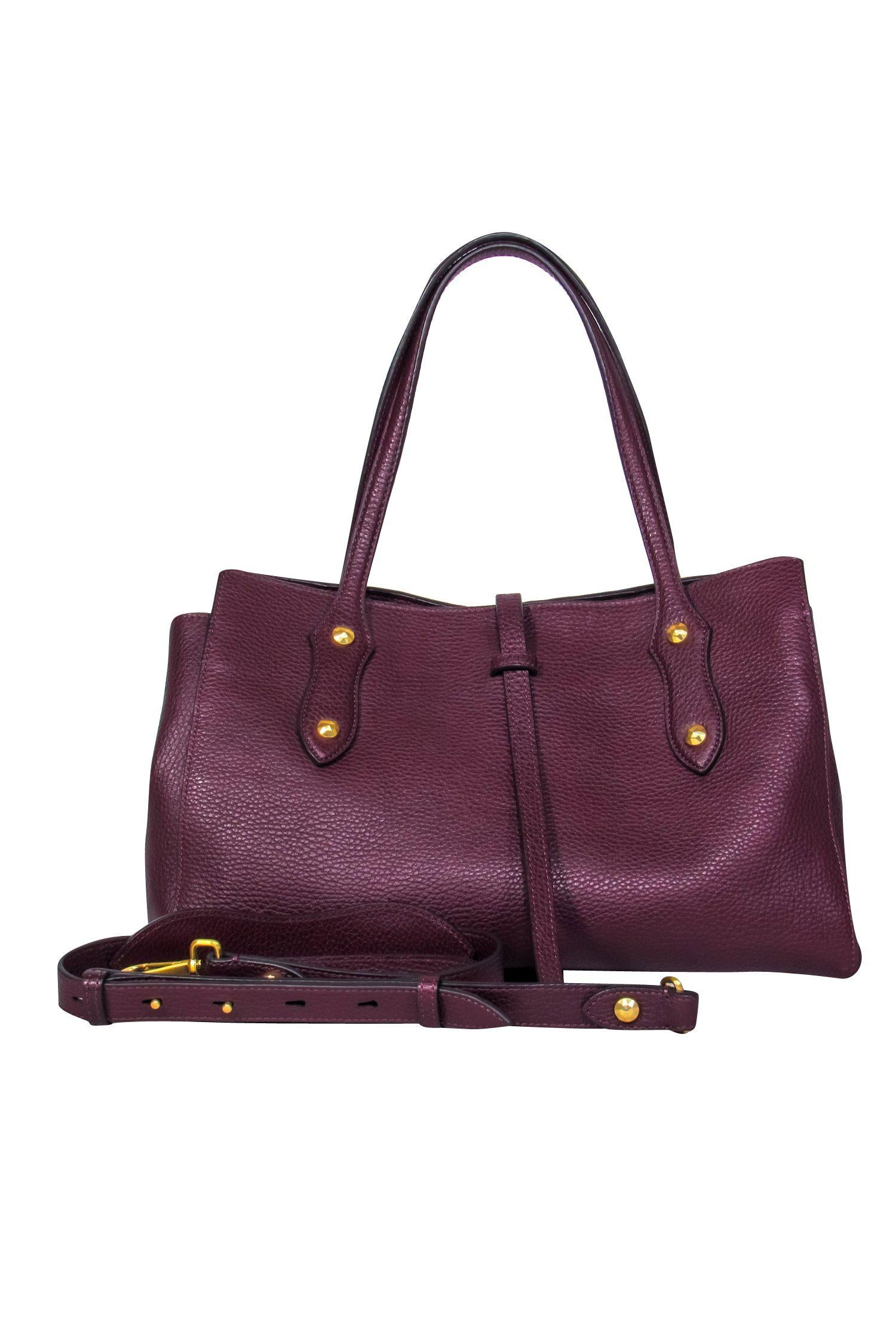 Annabel Ingall Oxblood Leather Mini Convertible Tote Bag - A Stylish Essential