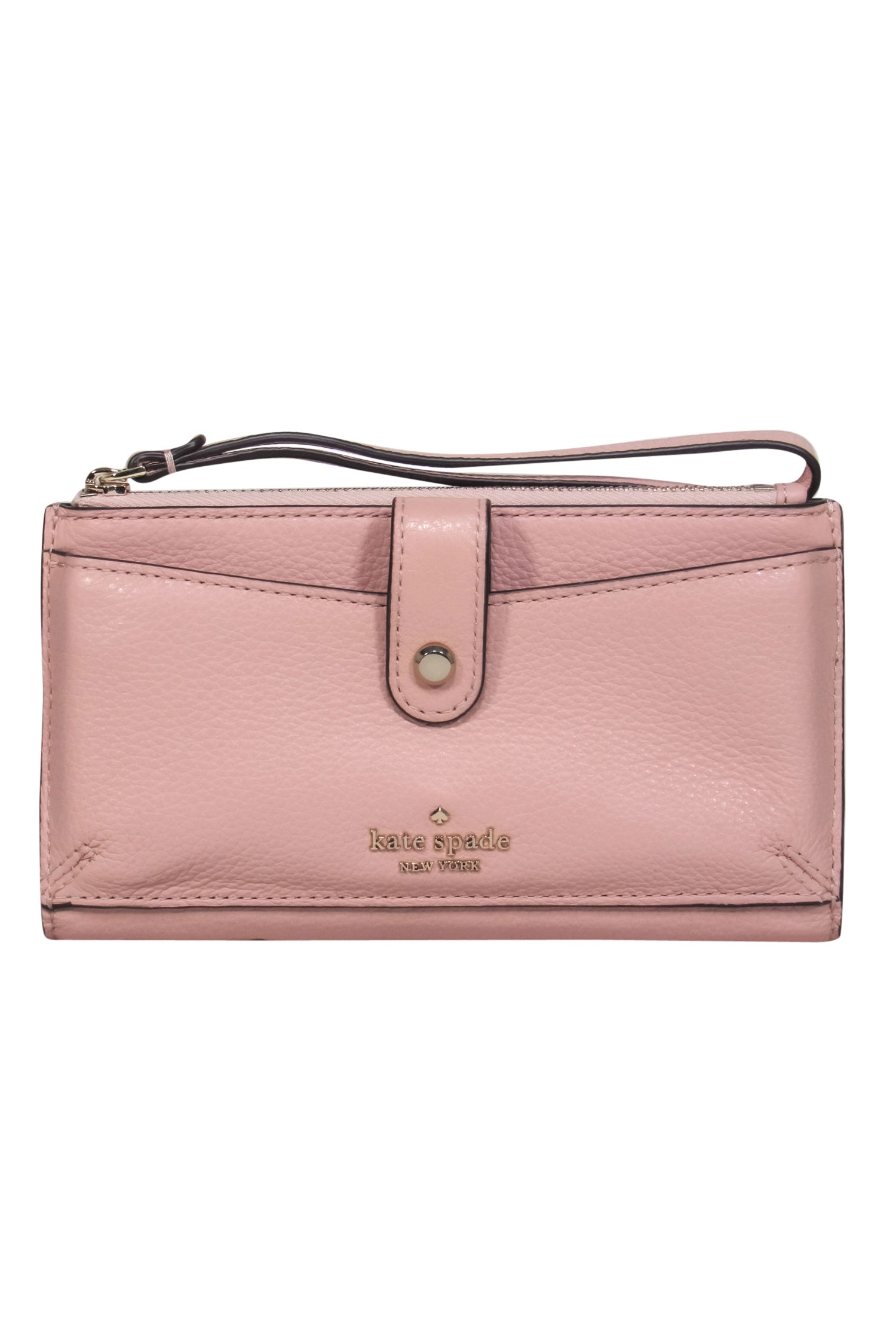 Kate Spade Light Pink Leather Universal Phone Wristlet - The Ultimate On - the - Go Accessory