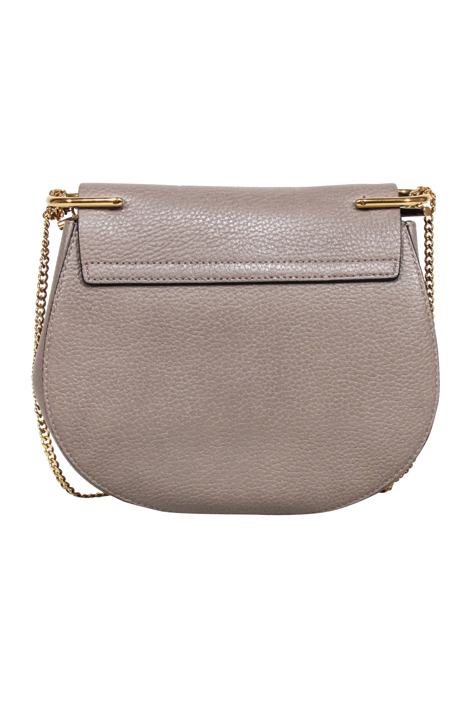 Chloe Motty Grey Grained Lambskin Drew: The Ultimate Glam Shoulder Bag