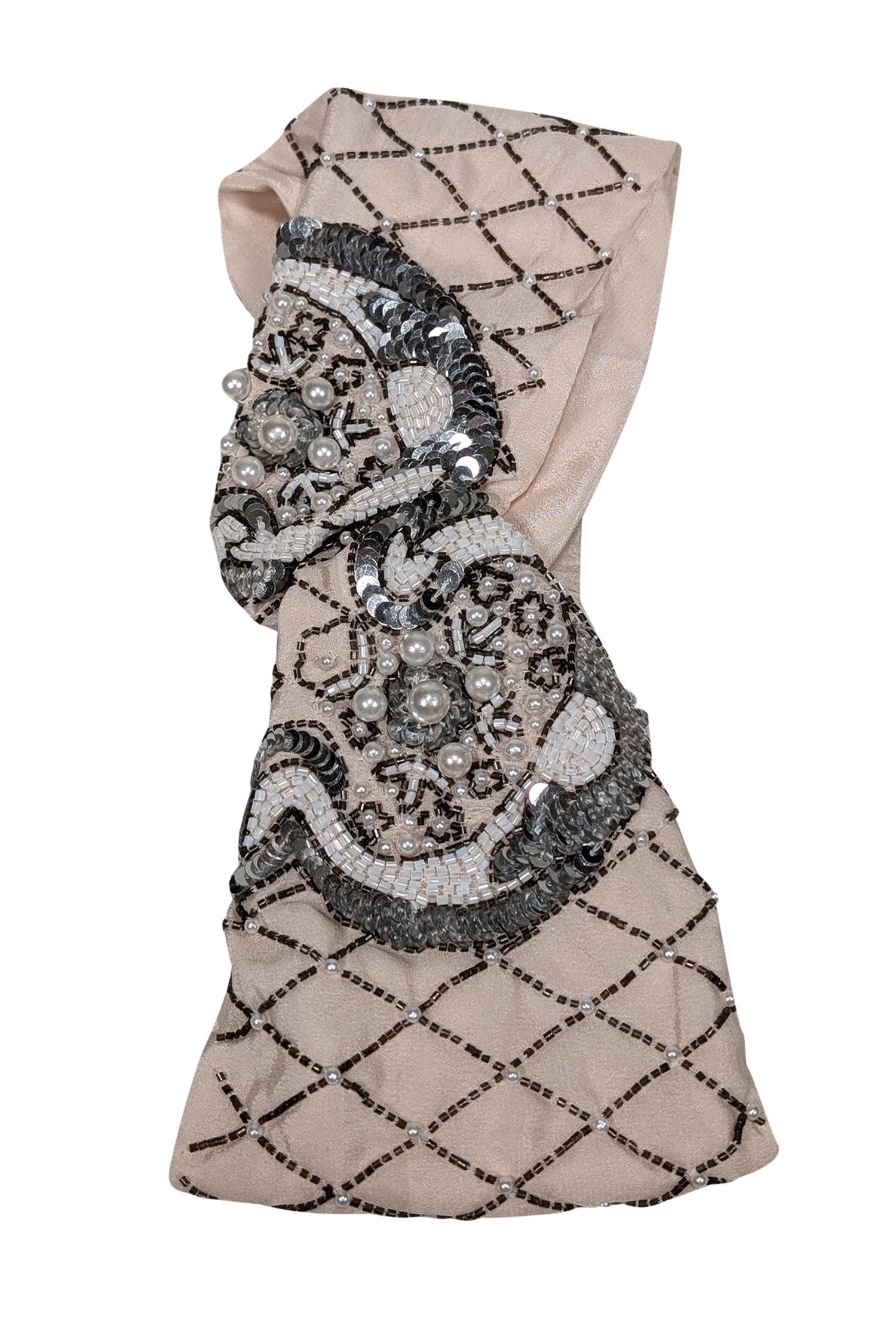 Mignonne Gavigan Cream Le Charlot Turban: A Stunning Headband for Glam Lovers