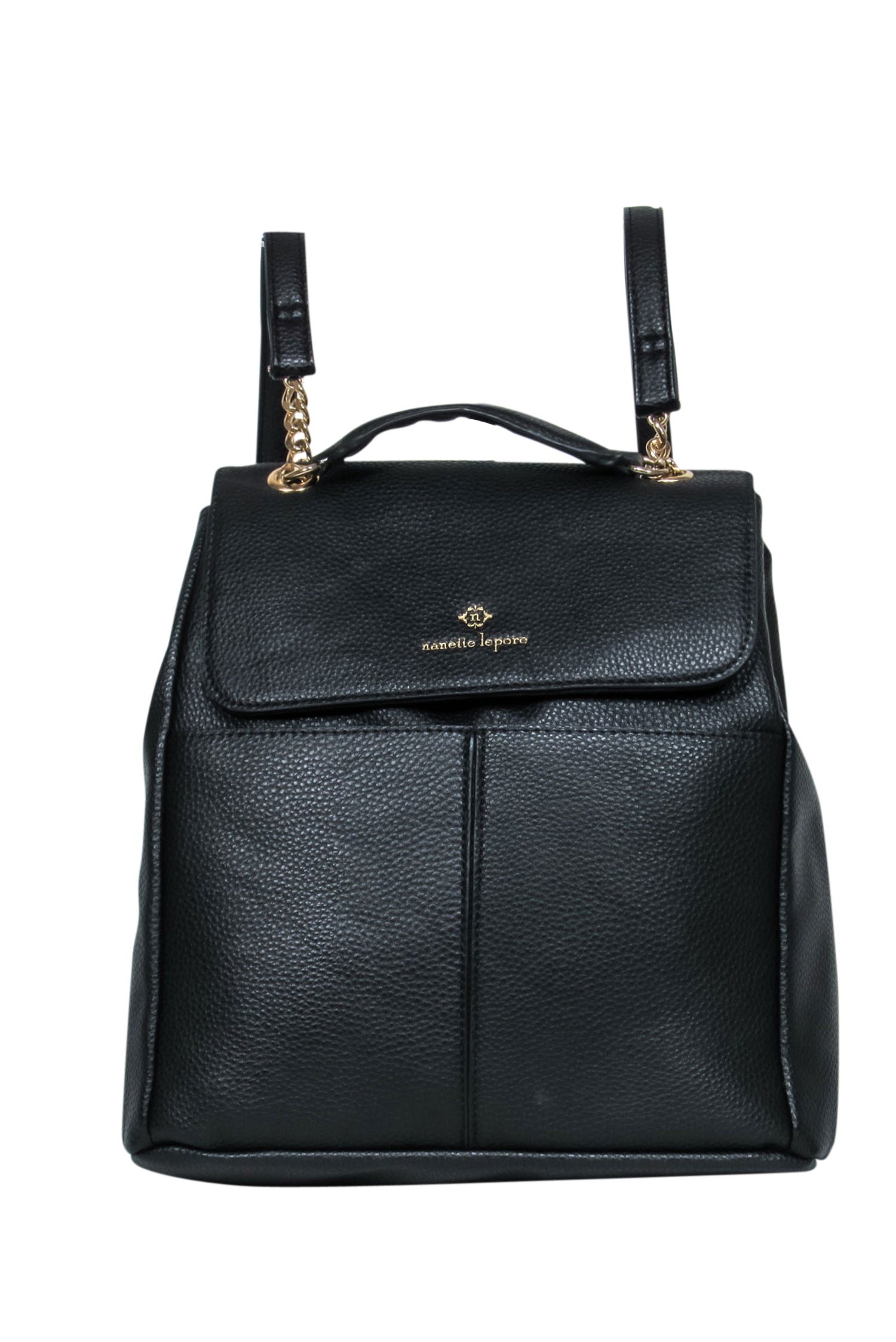 Nanette Lepore's Chic Black Mini Backpack Purse