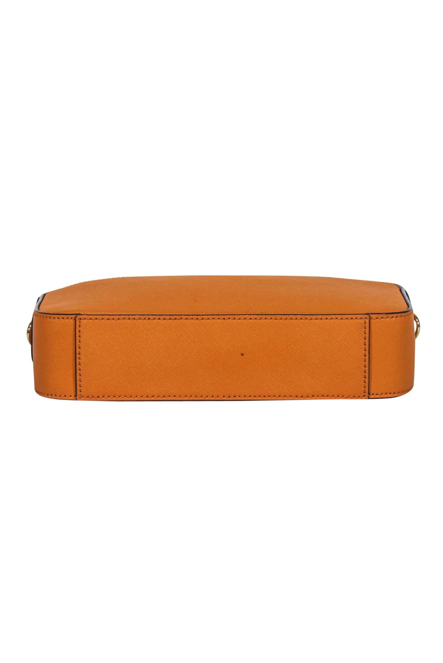 Henri Bendel - Stunning Orange Leather Structured Crossbody