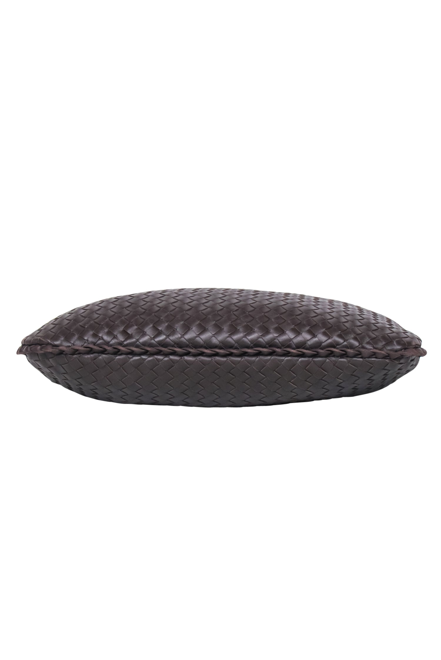 Bottega Veneta - Luxurious Dark Brown Woven Intrecciato Hobo Bag