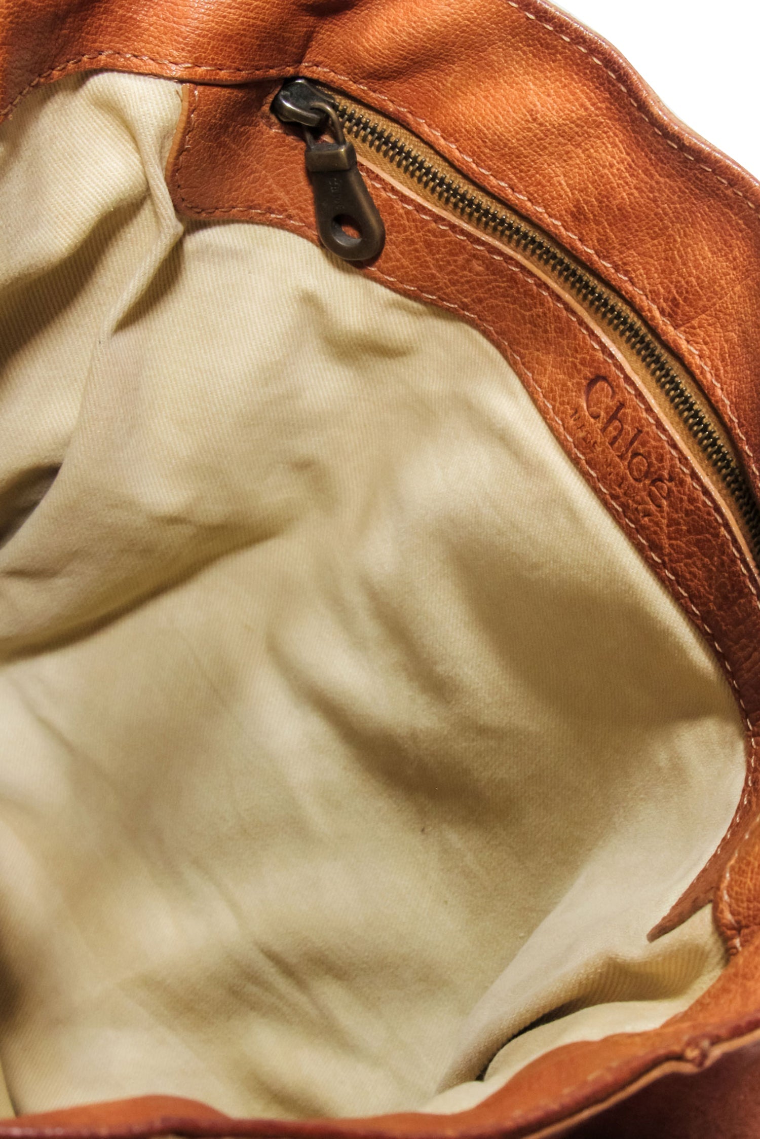 Chloe Tan Leather Rectangular Shoulder Bag - A Boho Chic Essential