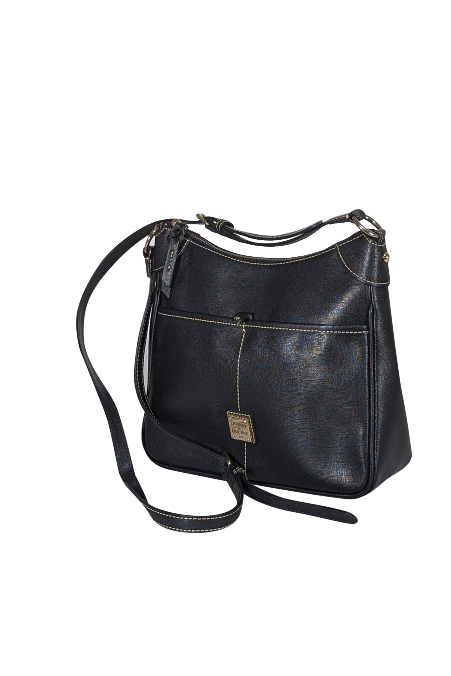 Dooney & Bourke - Stylish Black Leather Crossbody Bag