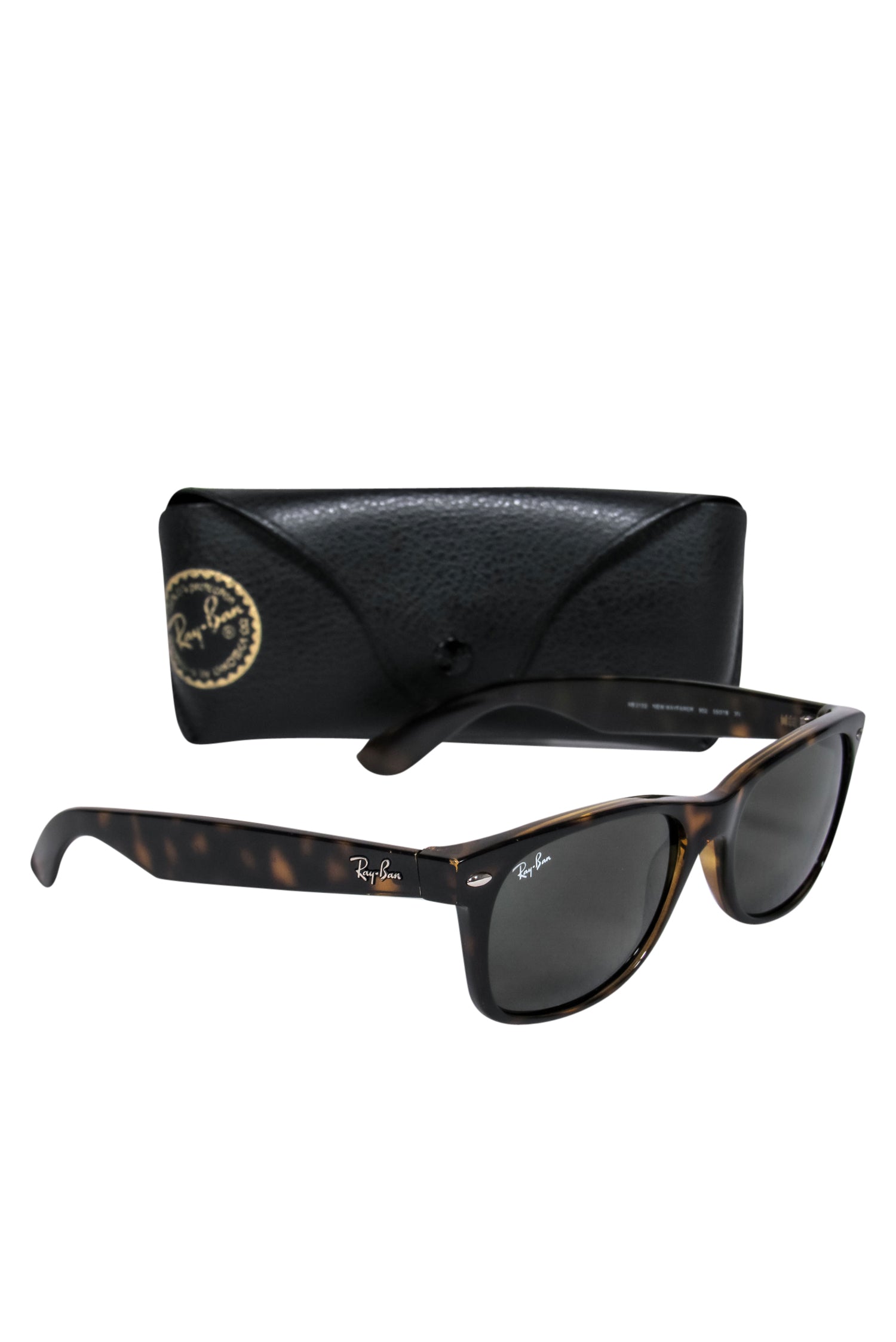 Ray-Ban Dark Brown Tortoise Wayfarer Sunglasses - Timeless Style!