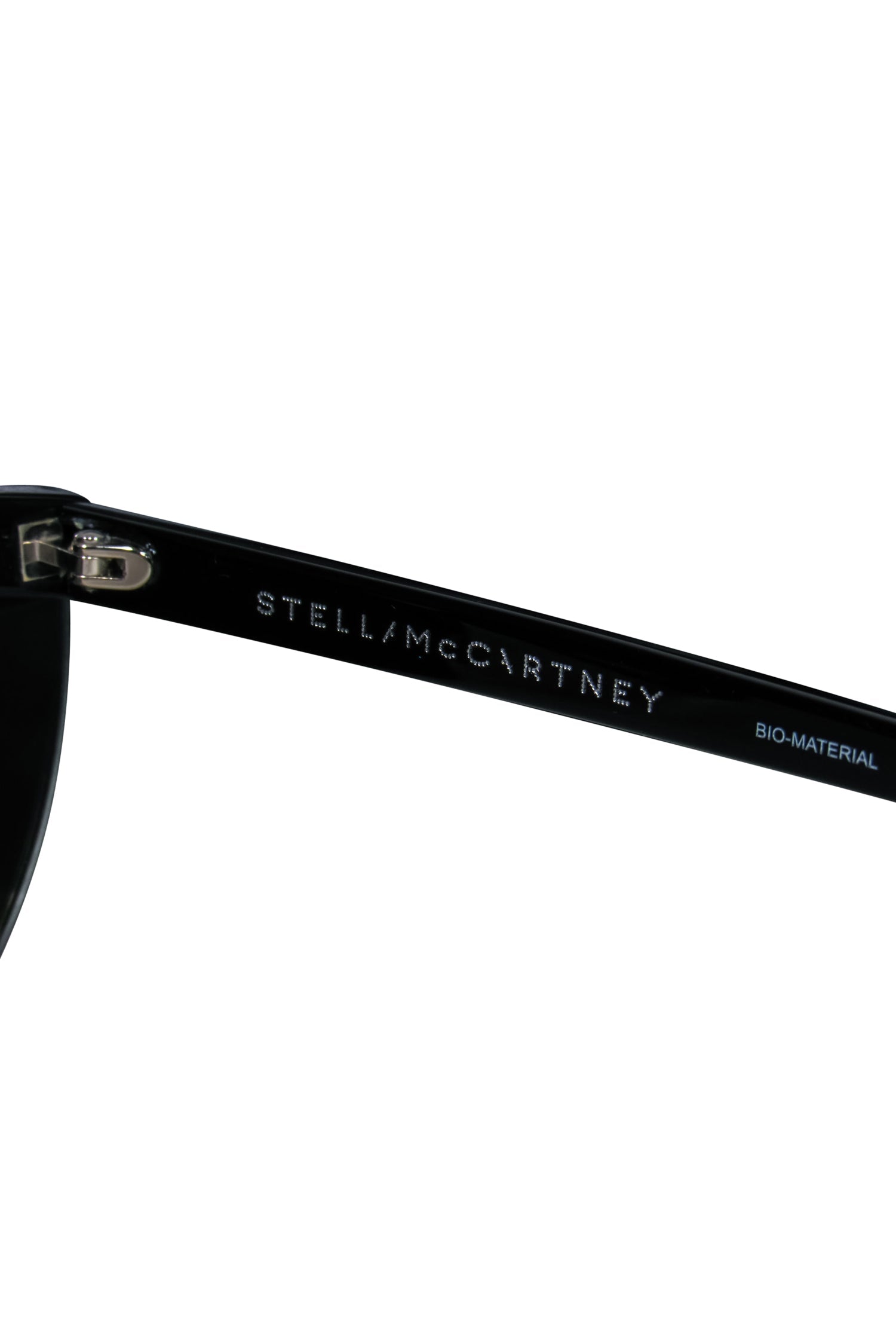 Stella McCartney's Chic Black Cat Eye Sunglasses with Mirrored Lenses
