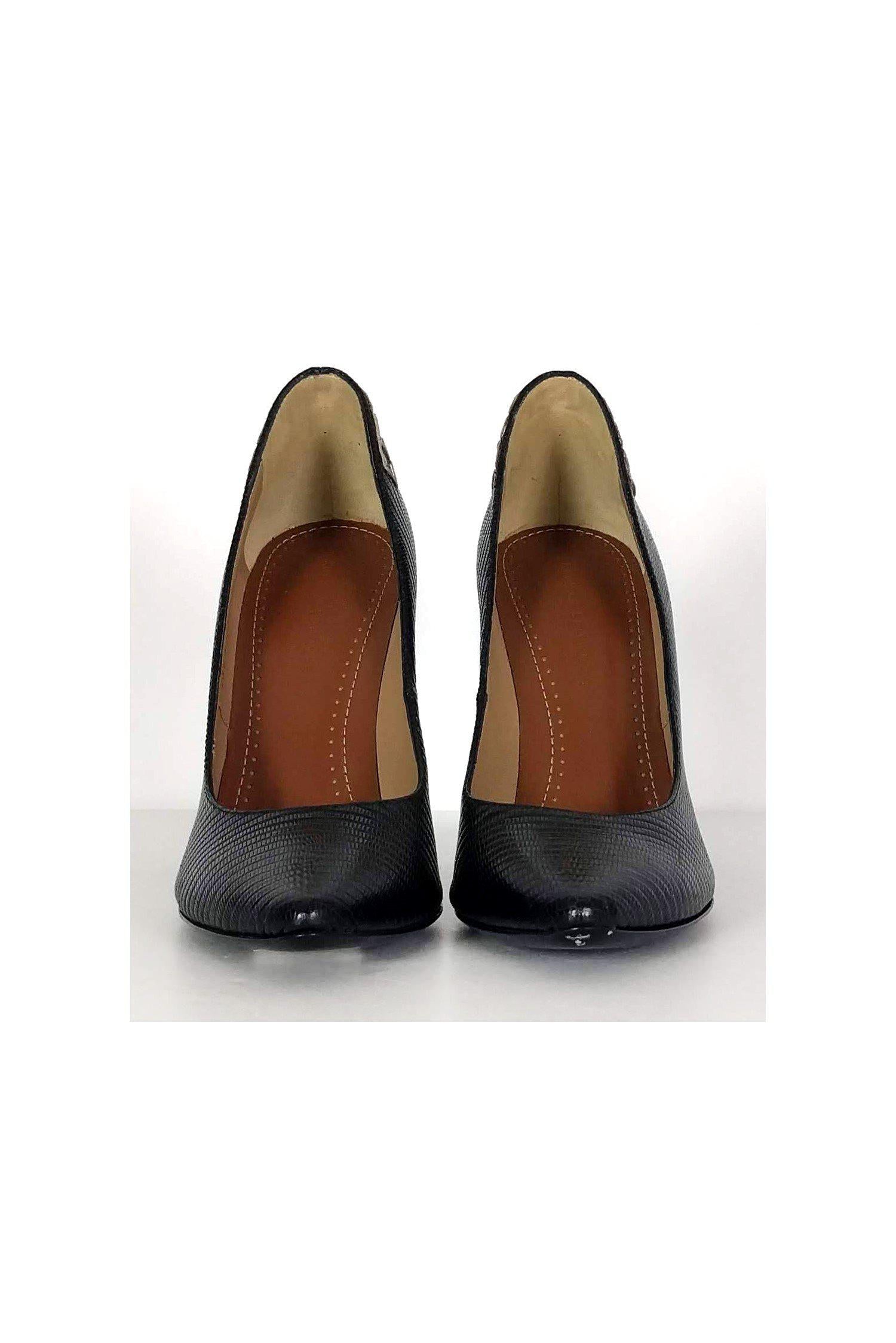 Proenza Schouler - Stunning Black Embossed Pumps in Size 8