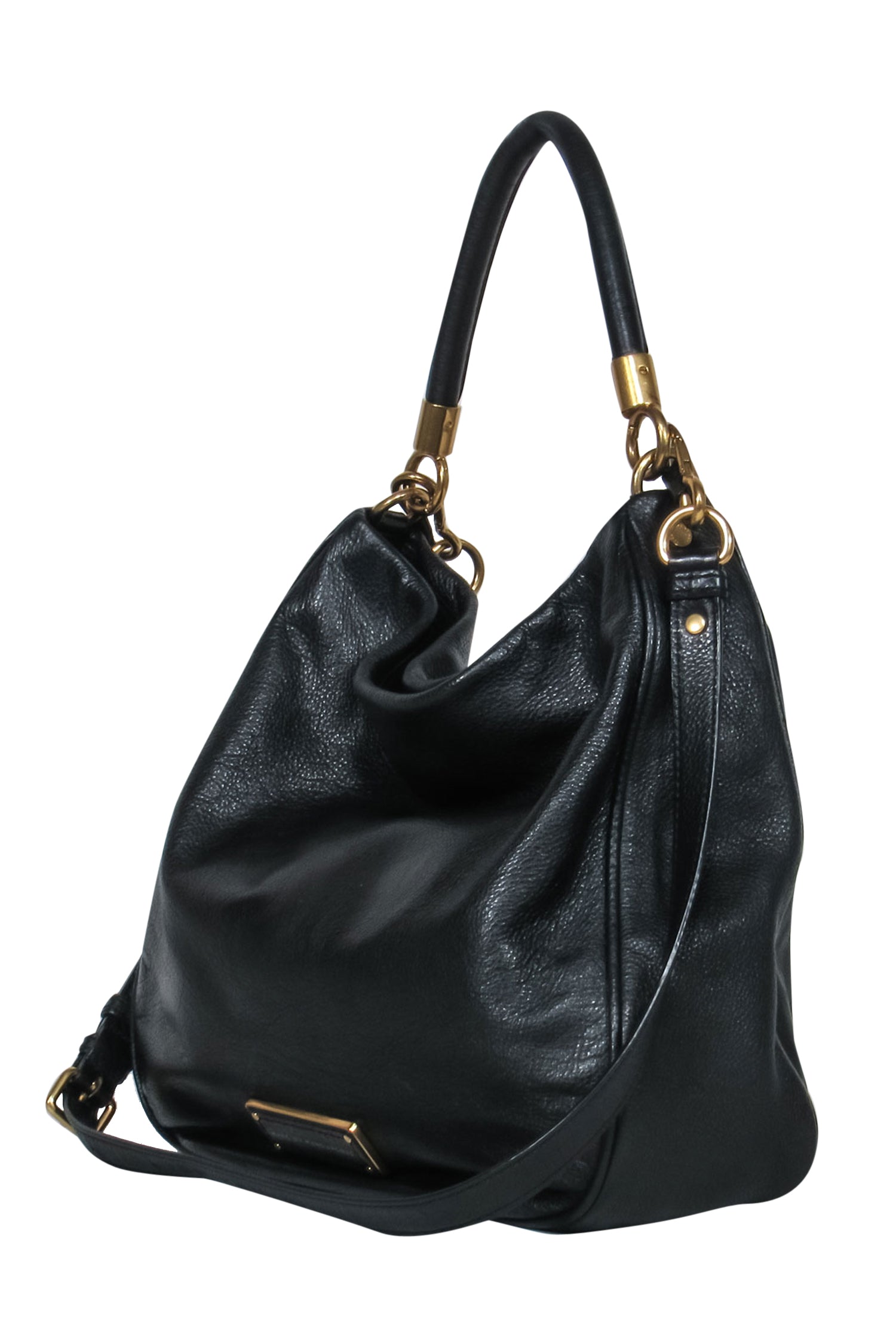 Marc by Marc Jacobs - Stunning Black Pebbled Leather Convertible Carryall