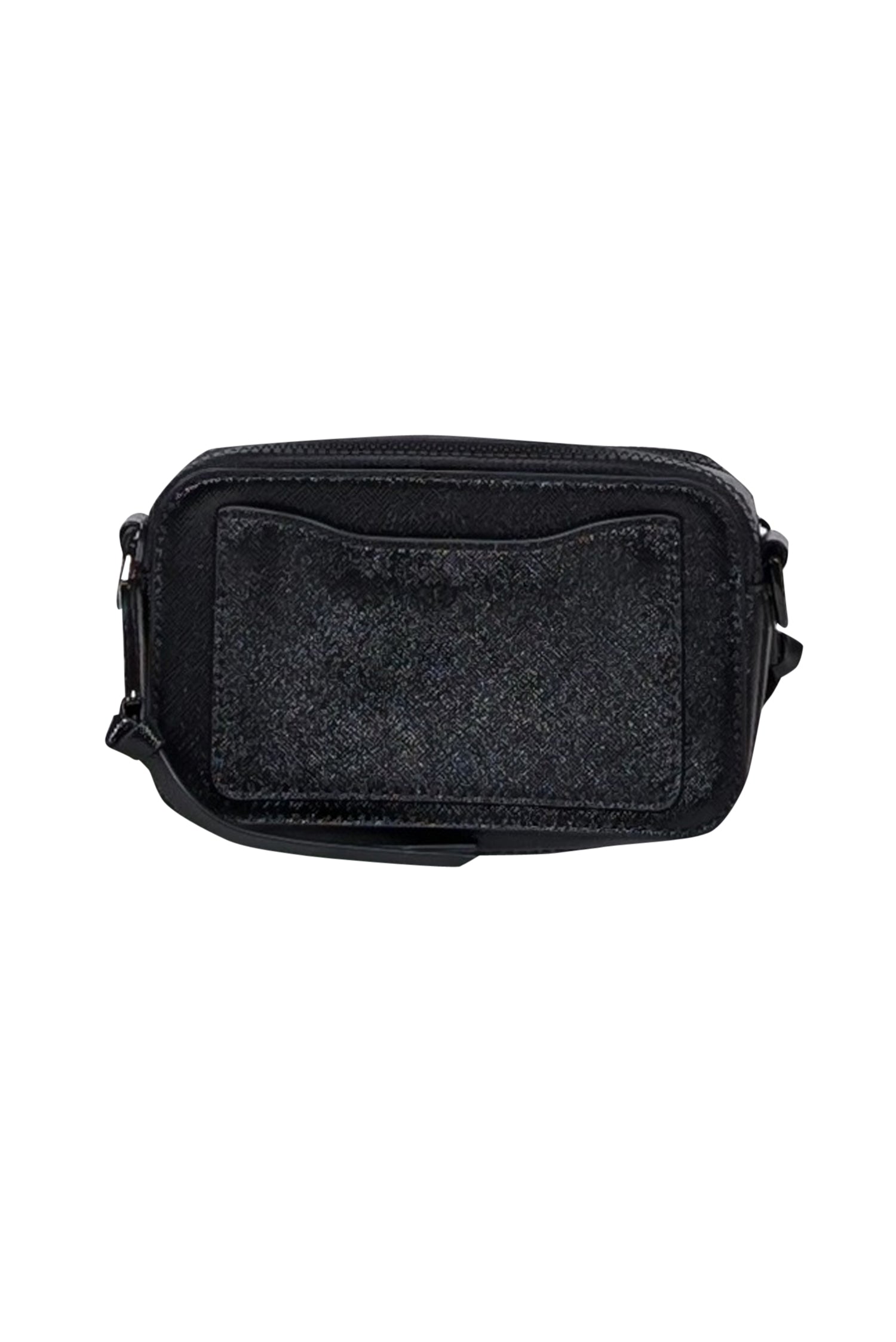 Marc Jacobs' Stunning Black Saffiano Leather Snapshot Crossbody Bag