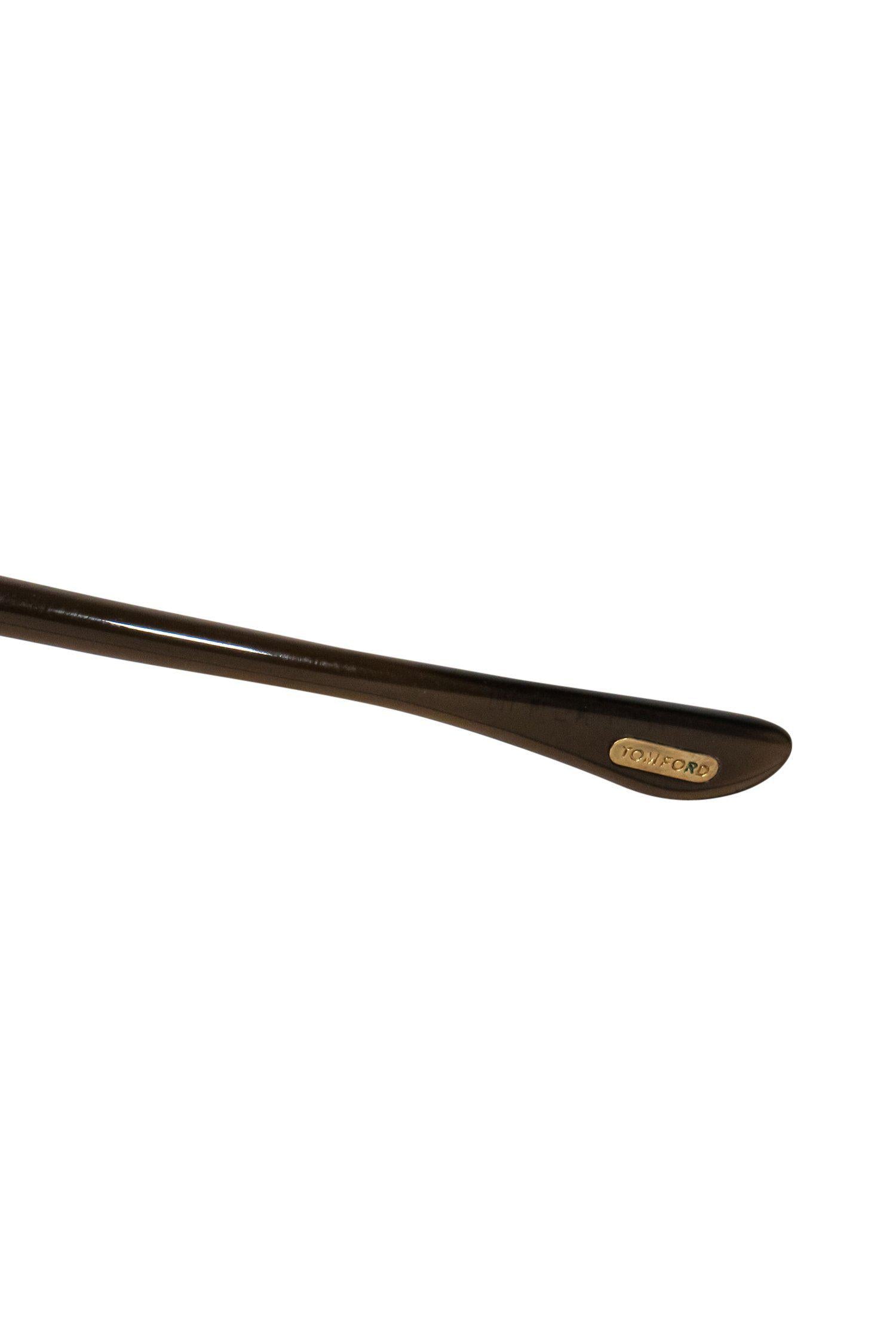 Tom Ford Jennifer Brown Oval Sunglasses - Stylish Sunwear