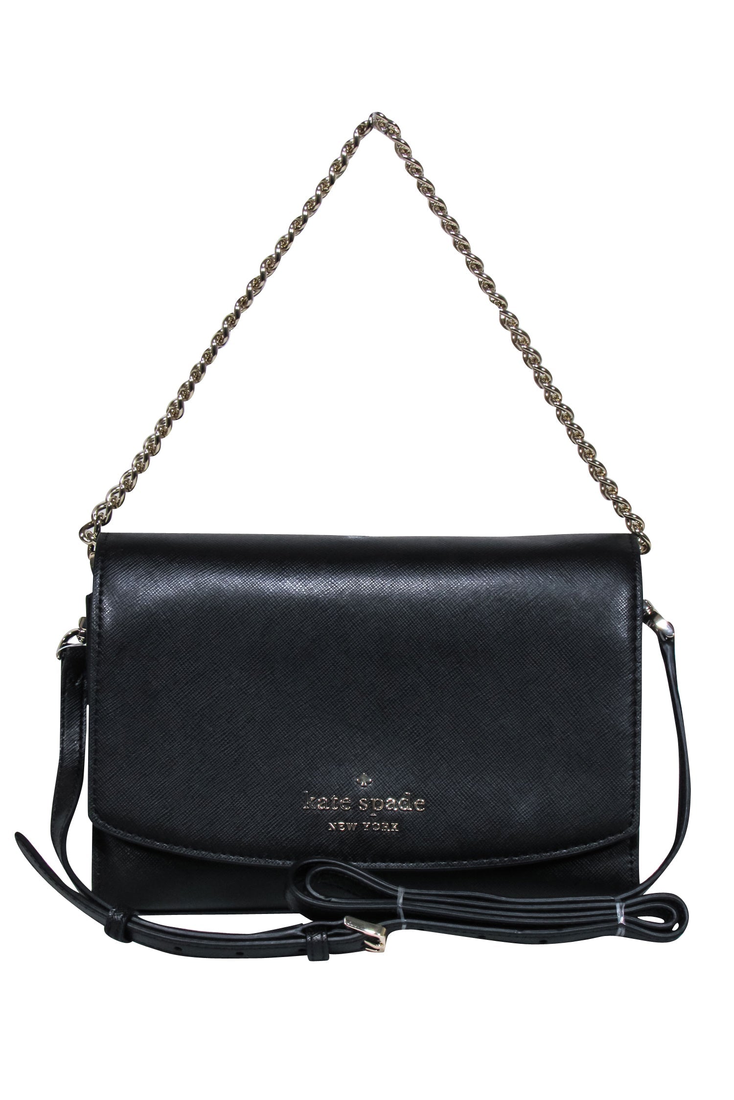 Kate Spade Black Saffiano Leather Carson Convertible Crossbody Bag - A Chic Essential