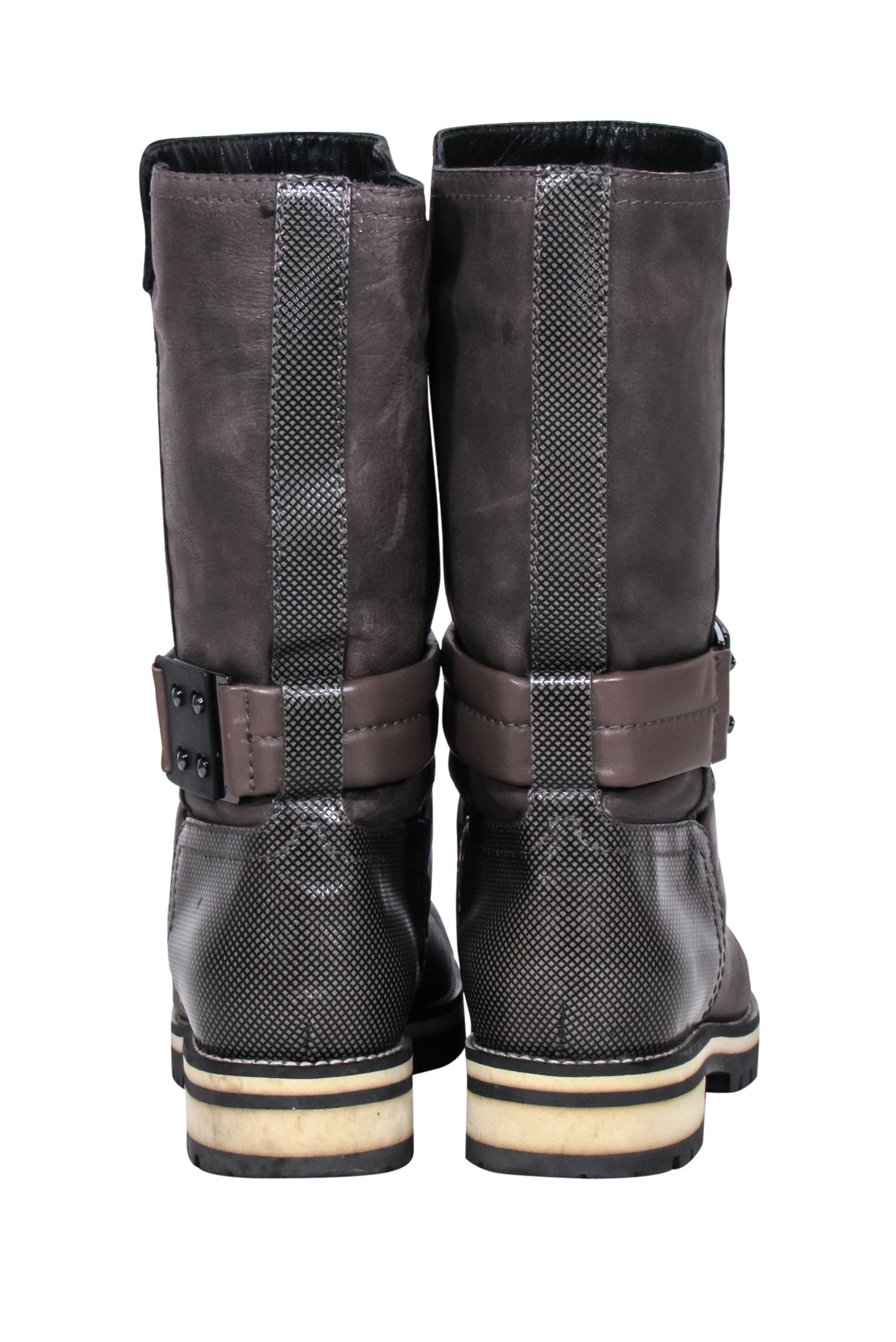 Aquatalia Brown Leather Ankle - Strap Short Boots: Size 6.5 - Unleash Your Style!