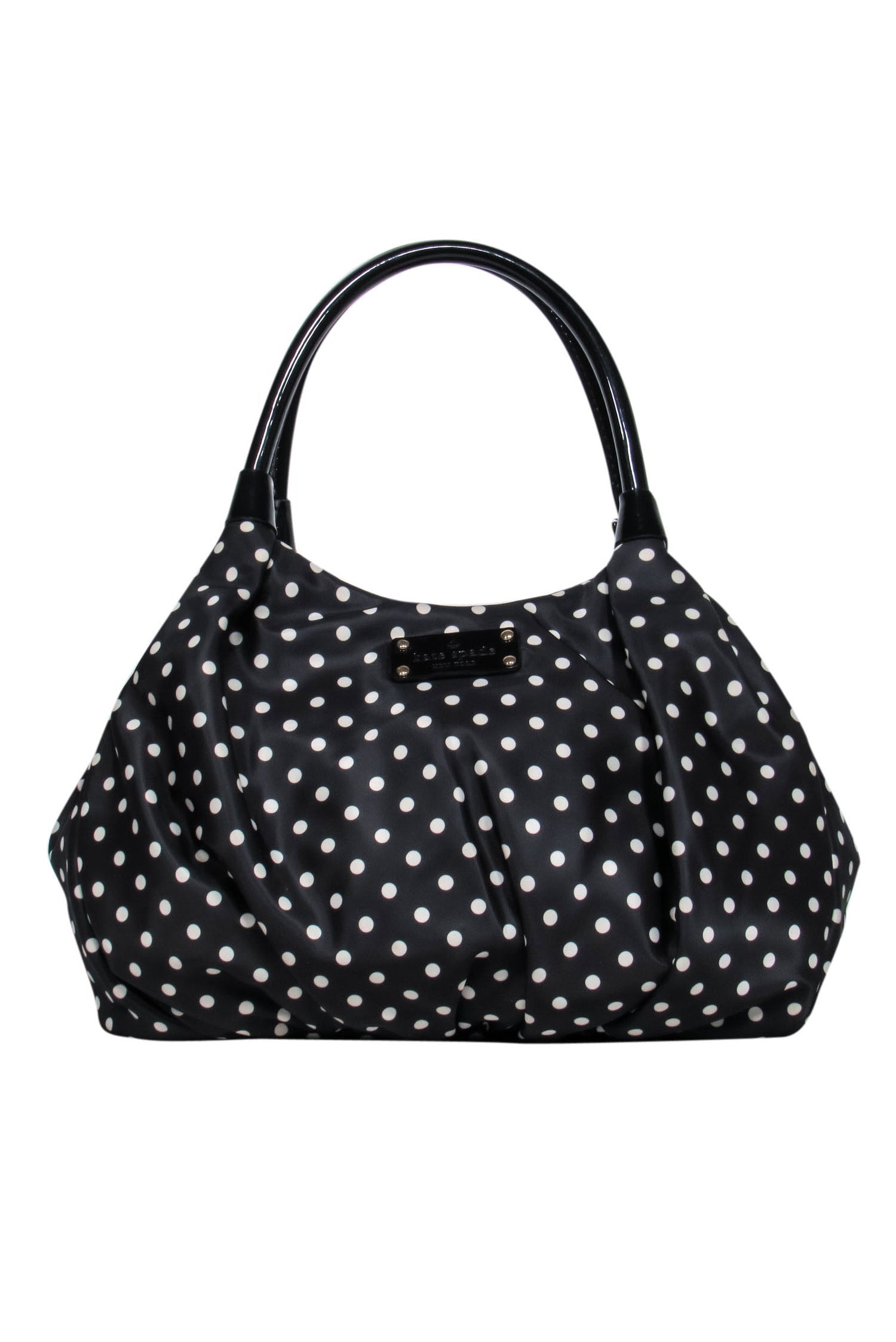 Kate Spade Black & White Polka Dot Shoulder Bag - A Playful Fashion Statement
