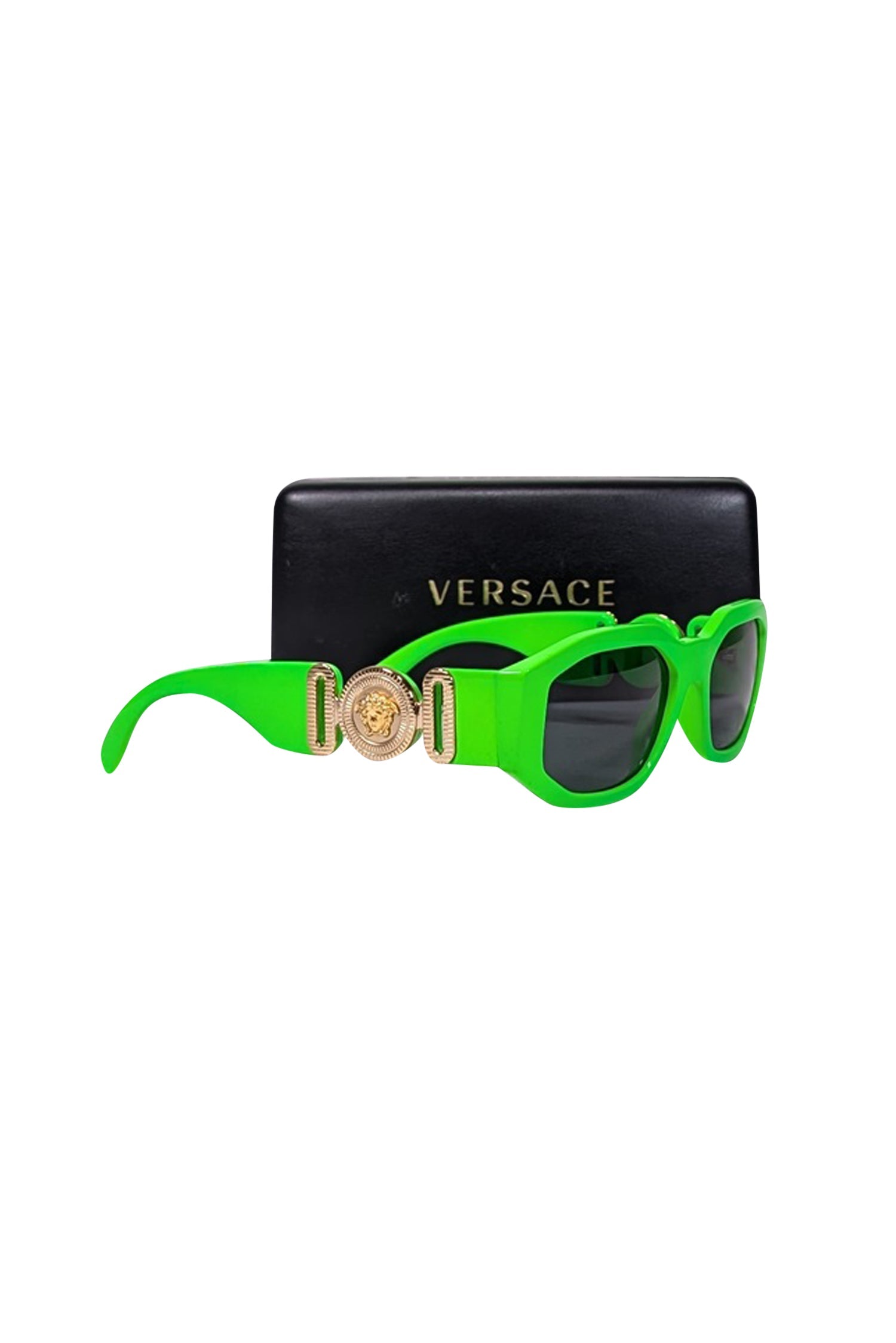 Versace Neon Green Fashion Statement Sunglasses