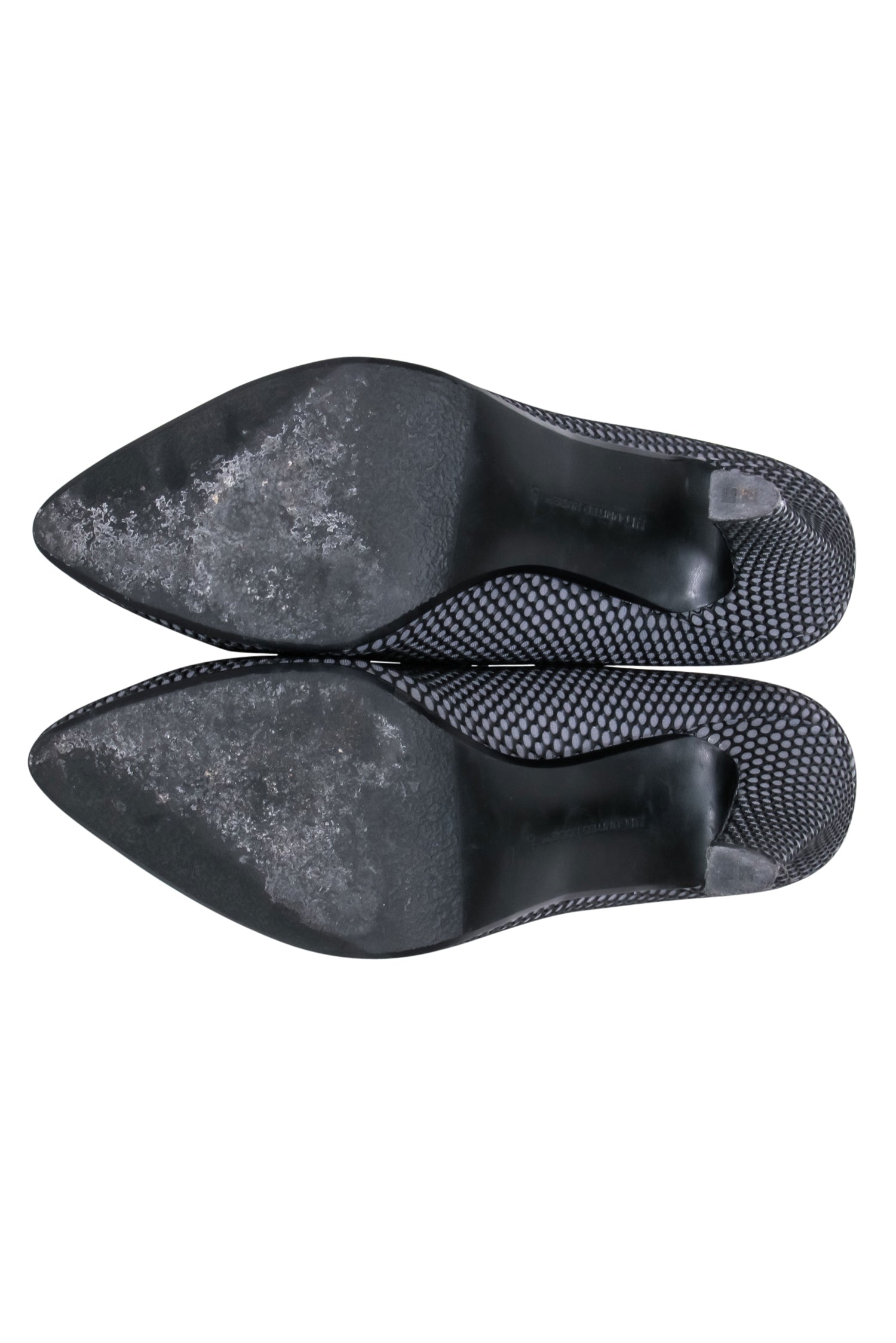 United Nude Grey & Black Mesh Pointed Toe Pumps - Size 9.5 - Make a Bold Statement!