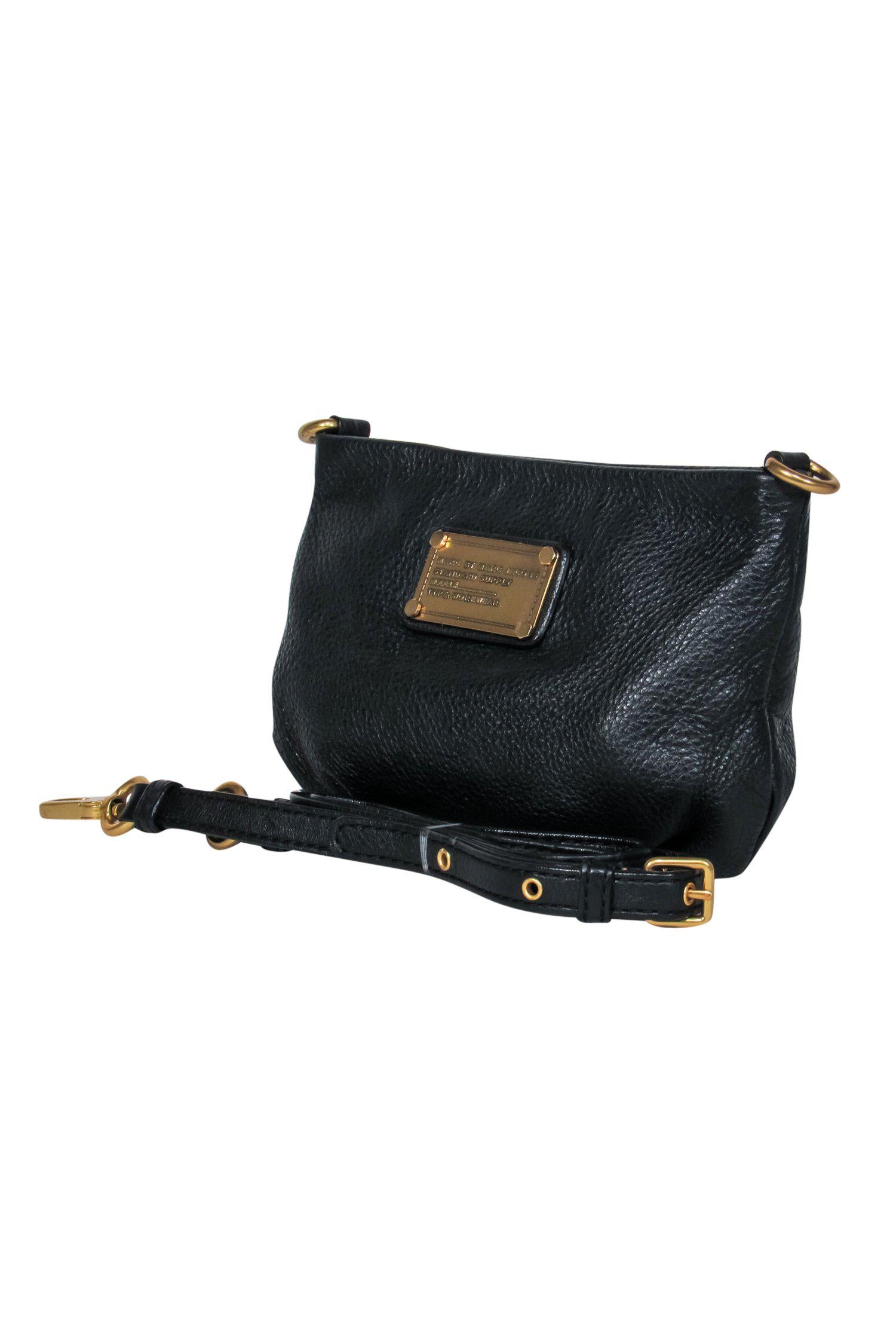 Marc by Marc Jacobs - Chic Black Pebbled Leather Mini Crossbody