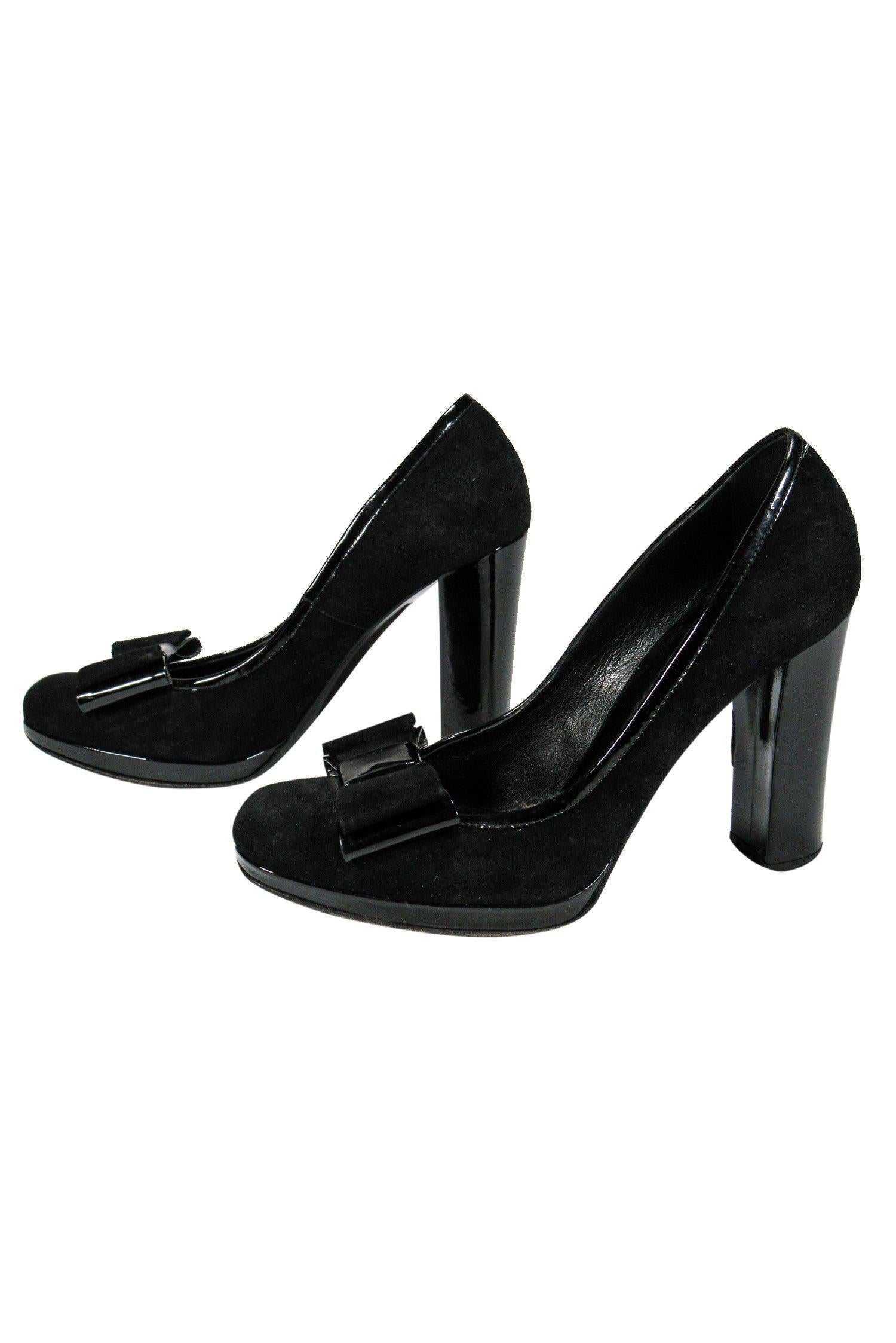 Casadei Black Suede Bow Pumps - Size 6: A Must-Have for Fashionistas