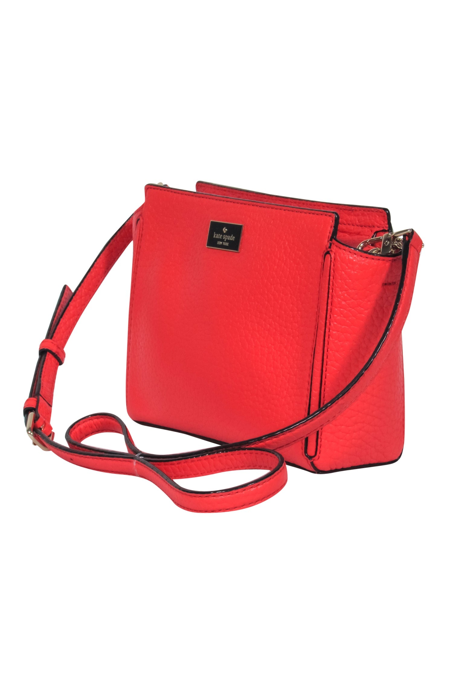 Kate Spade - Stunning Red Pebbled Leather Crossbody Bag