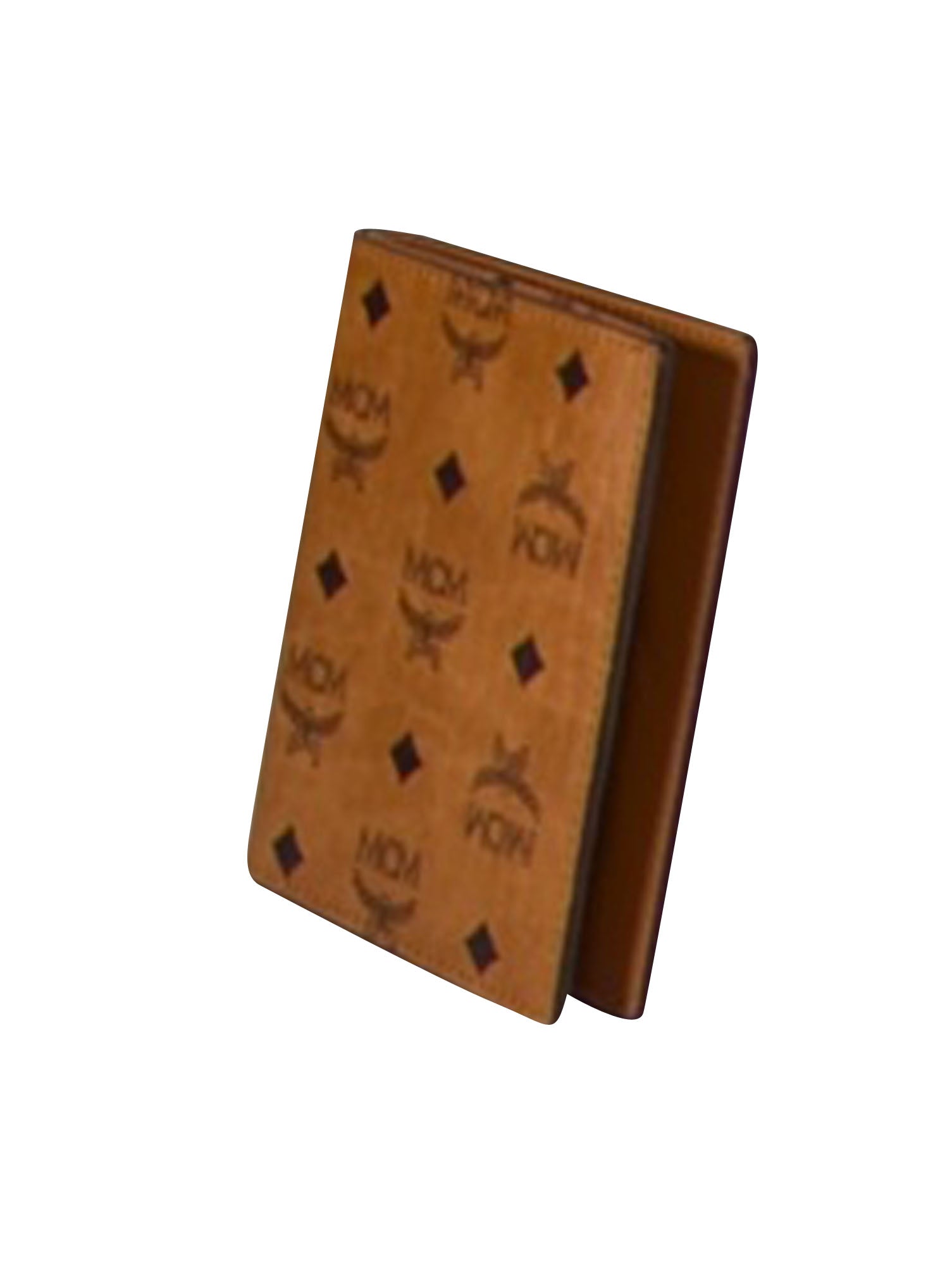 MCM Tan Visetos Coated Canvas Luxury Bifold Wallet