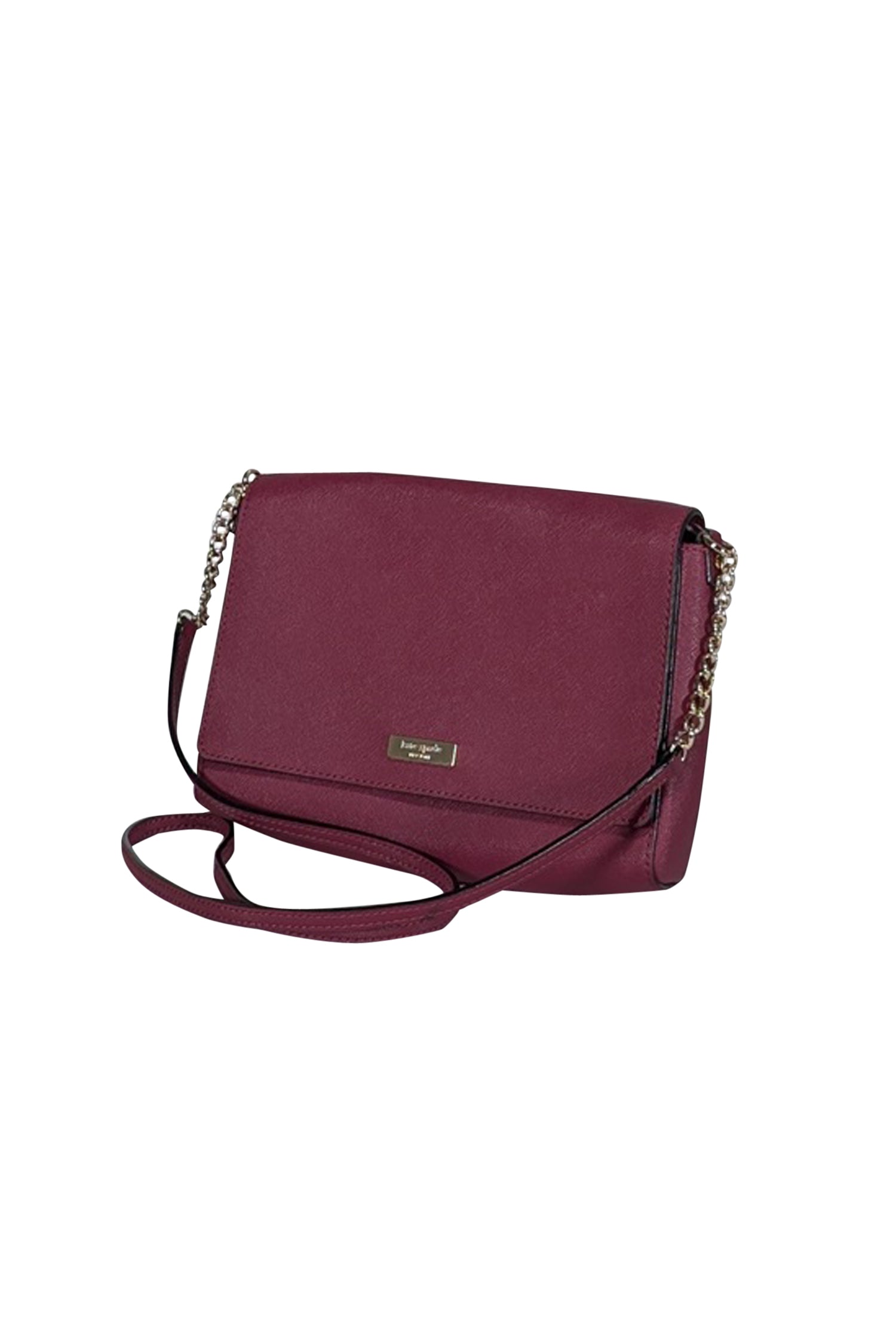 Kate Spade Maroon Saffiano Leather - The Ultimate Crossbody Bag for Trendy Girls