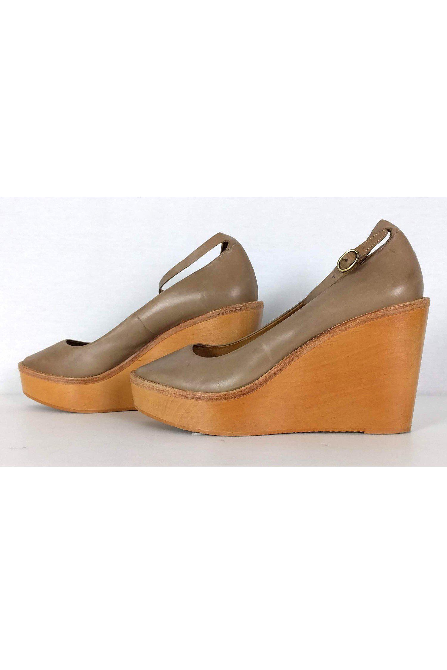 Isabel Marant Taupe Platform Wedges - Size 11 - Irresistible Style!