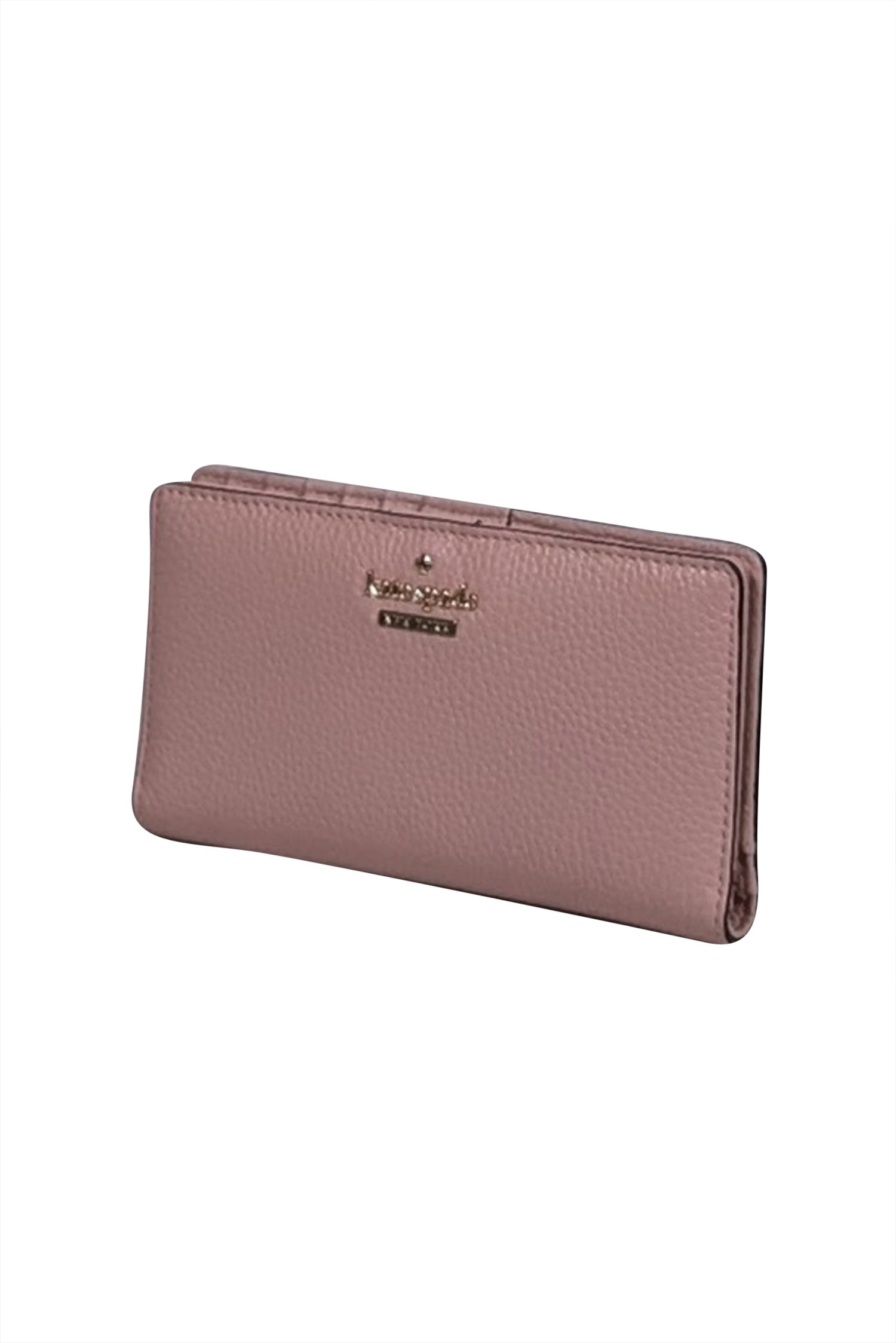 Kate Spade - Gorgeous Light Pink Pebbled Leather Bifold Wallet